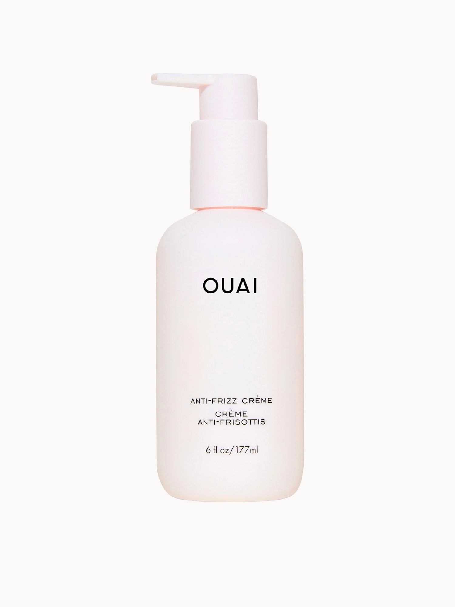 OUAI Anti Frizz Creme Full Size 177ml — embalagem e produto