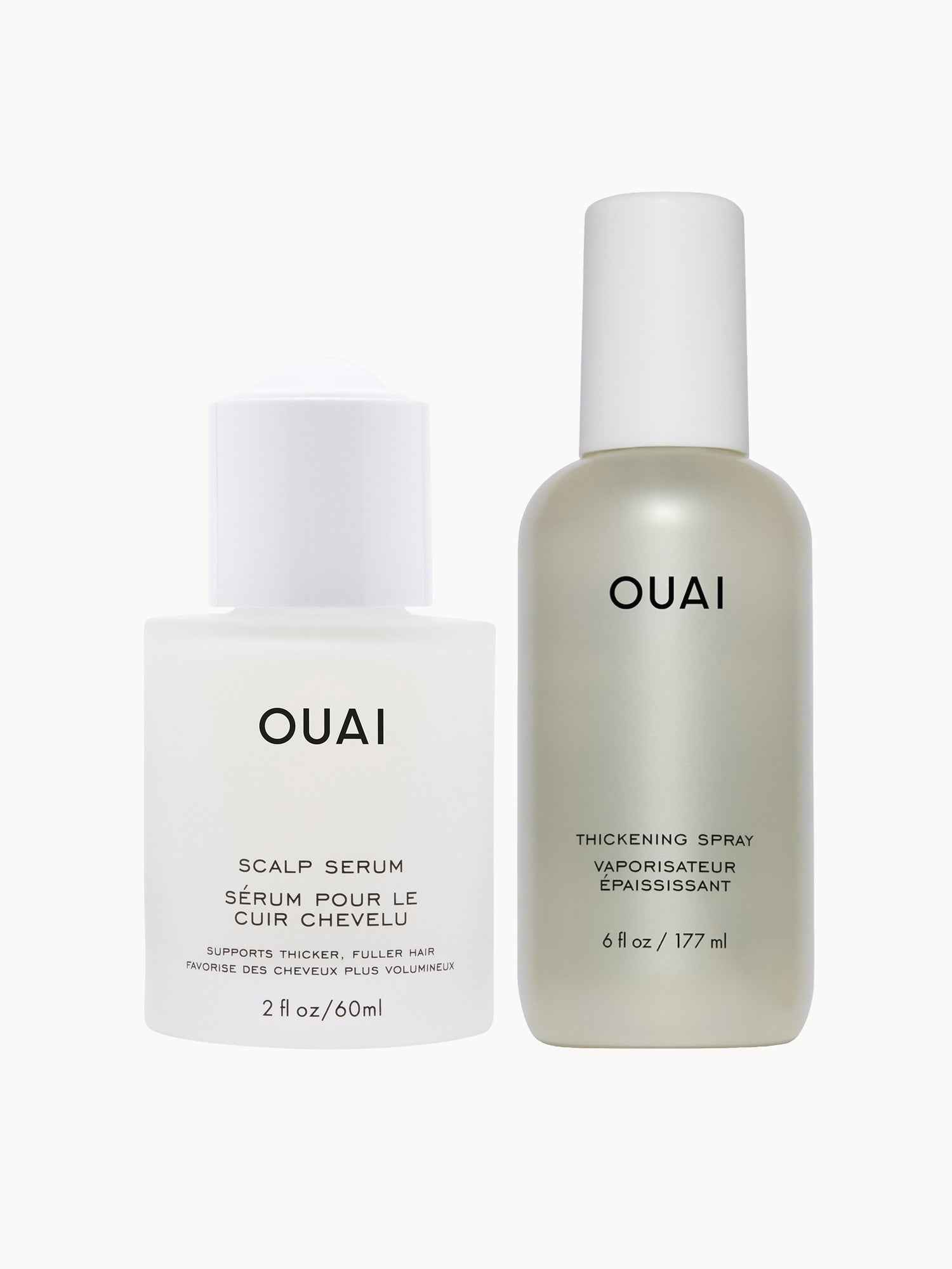 Ouai Exclusive Thicker Hair Kit OUAI — textura e acabamento