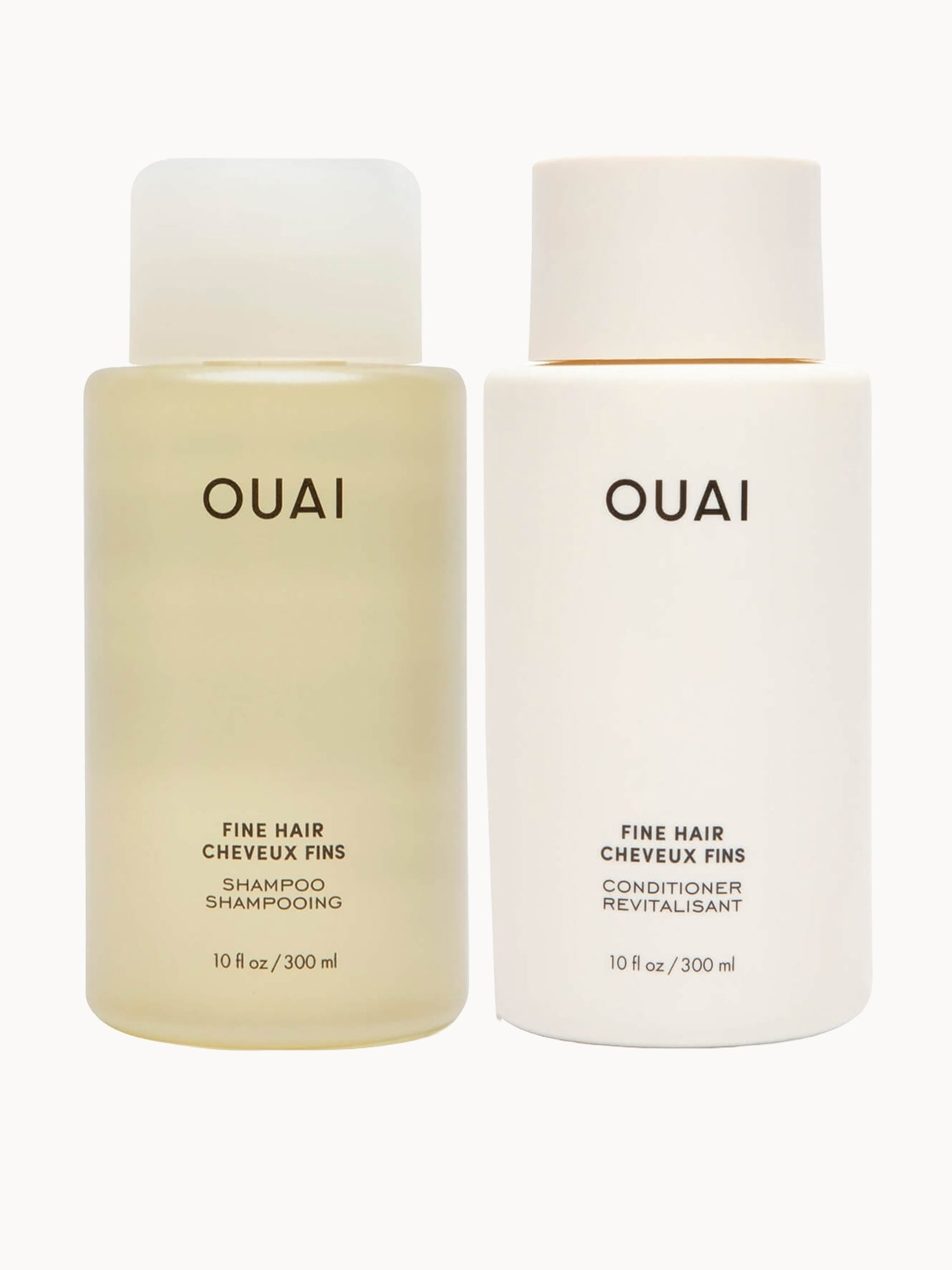 OUAI Fine Hair Bundle OUAI — textura e acabamento