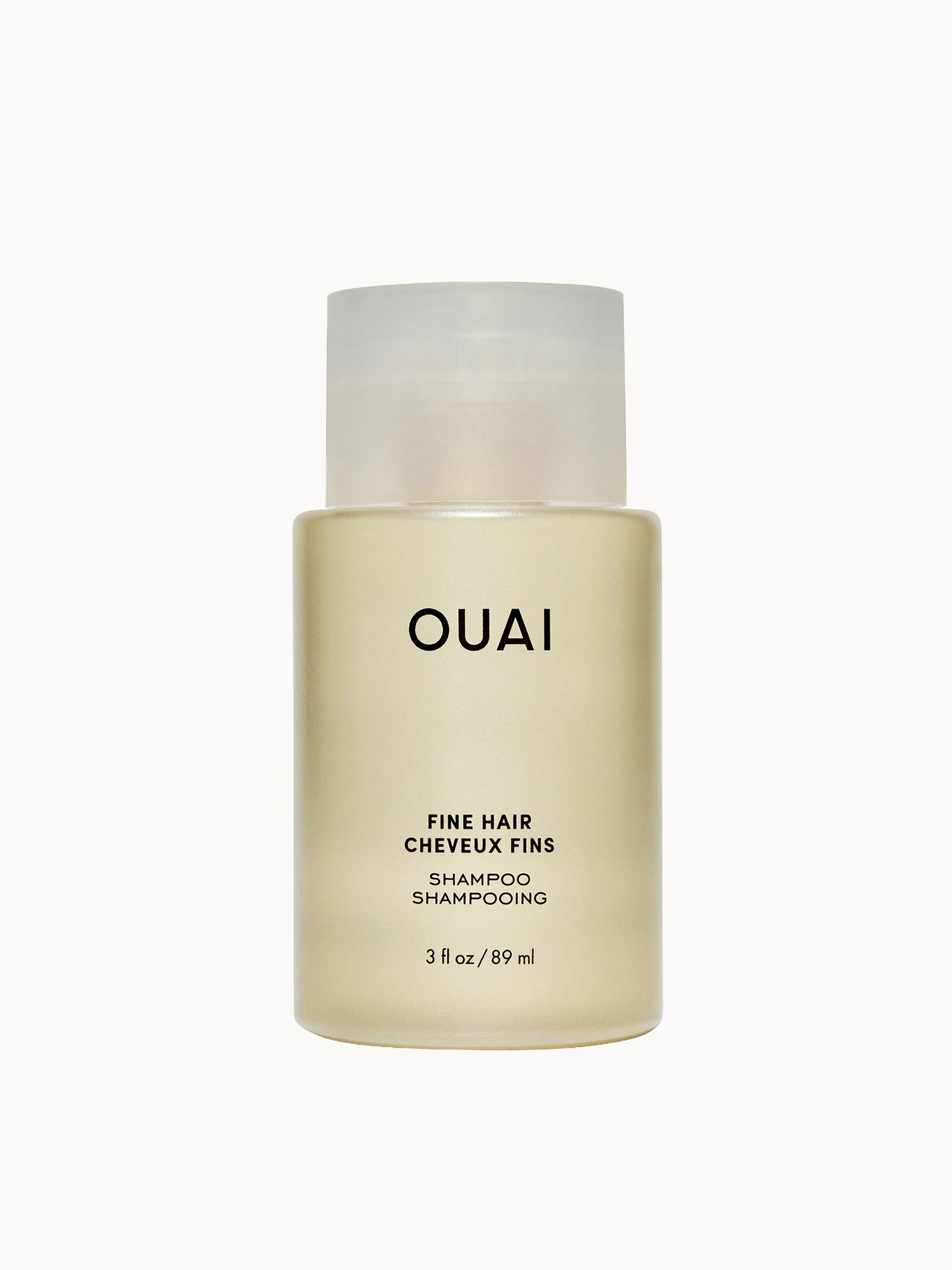 OUAI Fine Hair Shampoo Refill 946ml OUAI — textura e acabamento