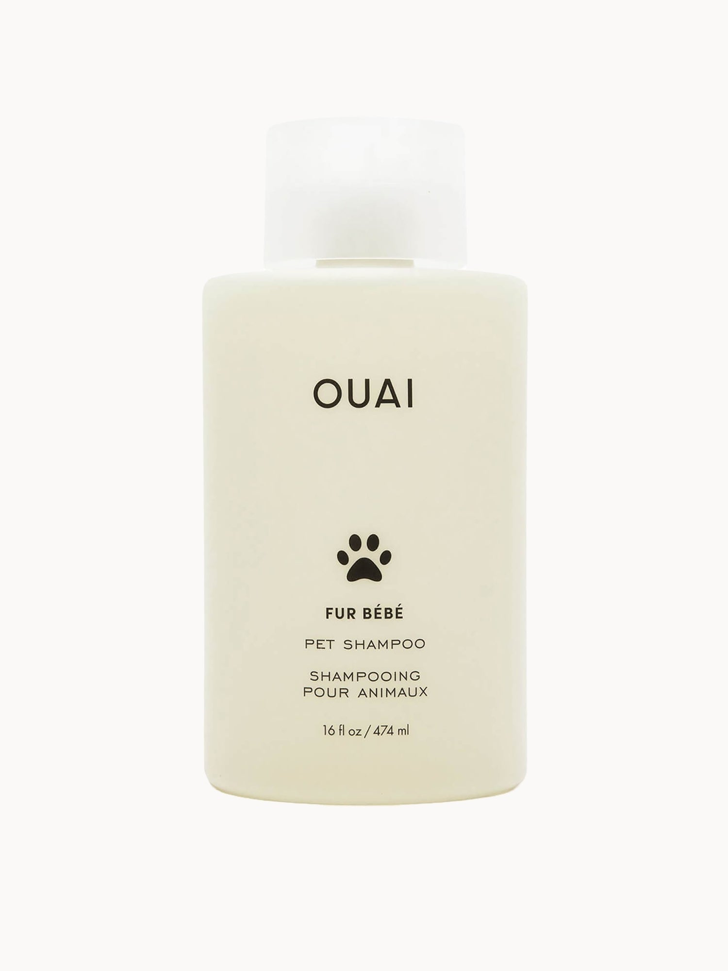 OUAI Fur Bébé Pet Shampoo 474ml OUAI — textura e acabamento