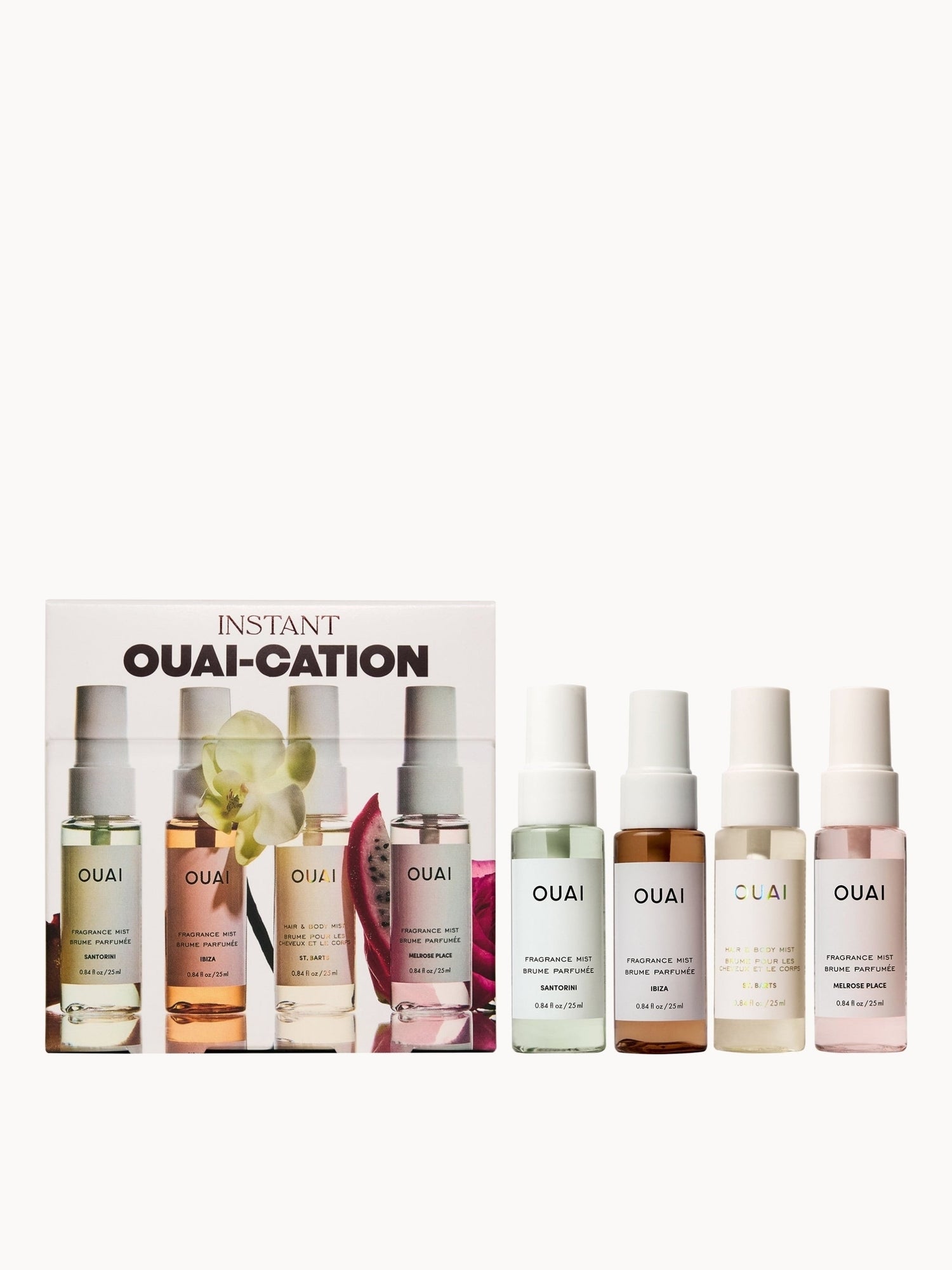 OUAI Instant Ouai-Cation Kit 100ml — embalagem e produto