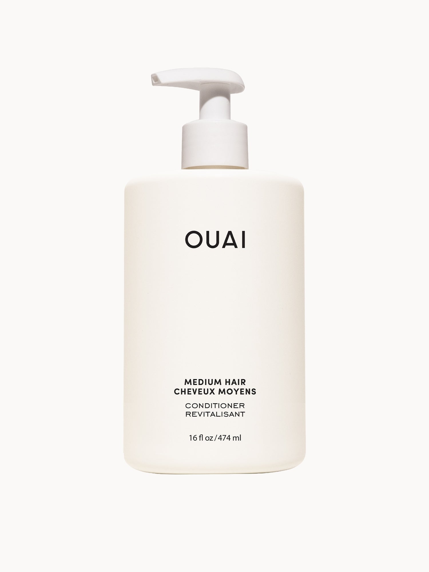 OUAI Medium Conditioner with Pump - Jumbo Size OUAI — textura e acabamento