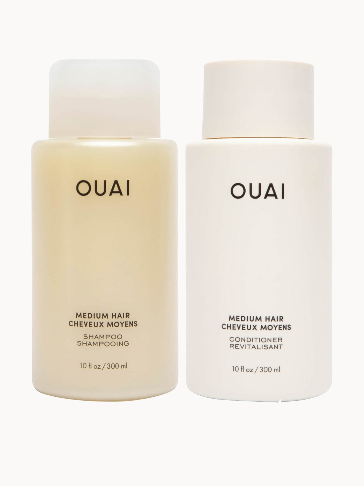 OUAI Medium Hair Bundle OUAI — textura e acabamento