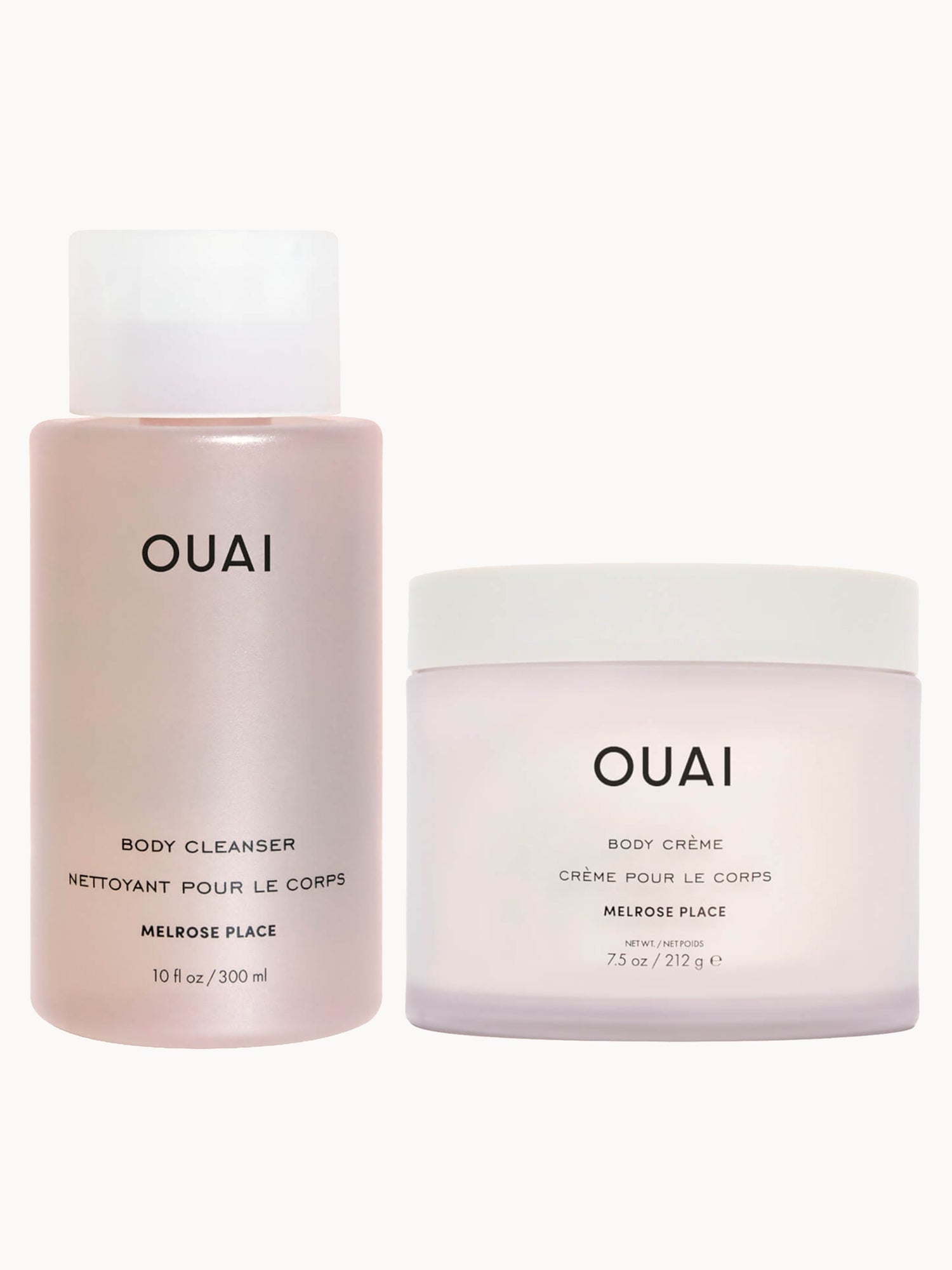 OUAI Melrose Place Body Collection OUAI — textura e acabamento