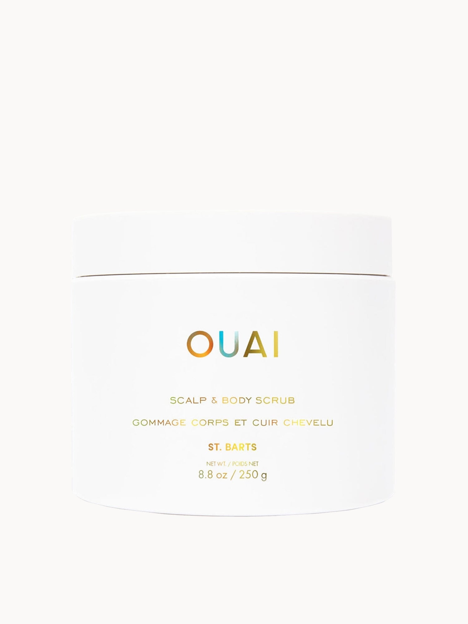 OUAI St. Barts Scalp and Body Scrub 250g — textura e acabamento