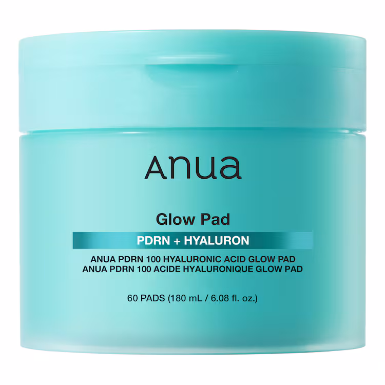 PDRN 100 Hyaluronic Acid Glow Pad - Discos hidratantes con ácido hialurónico