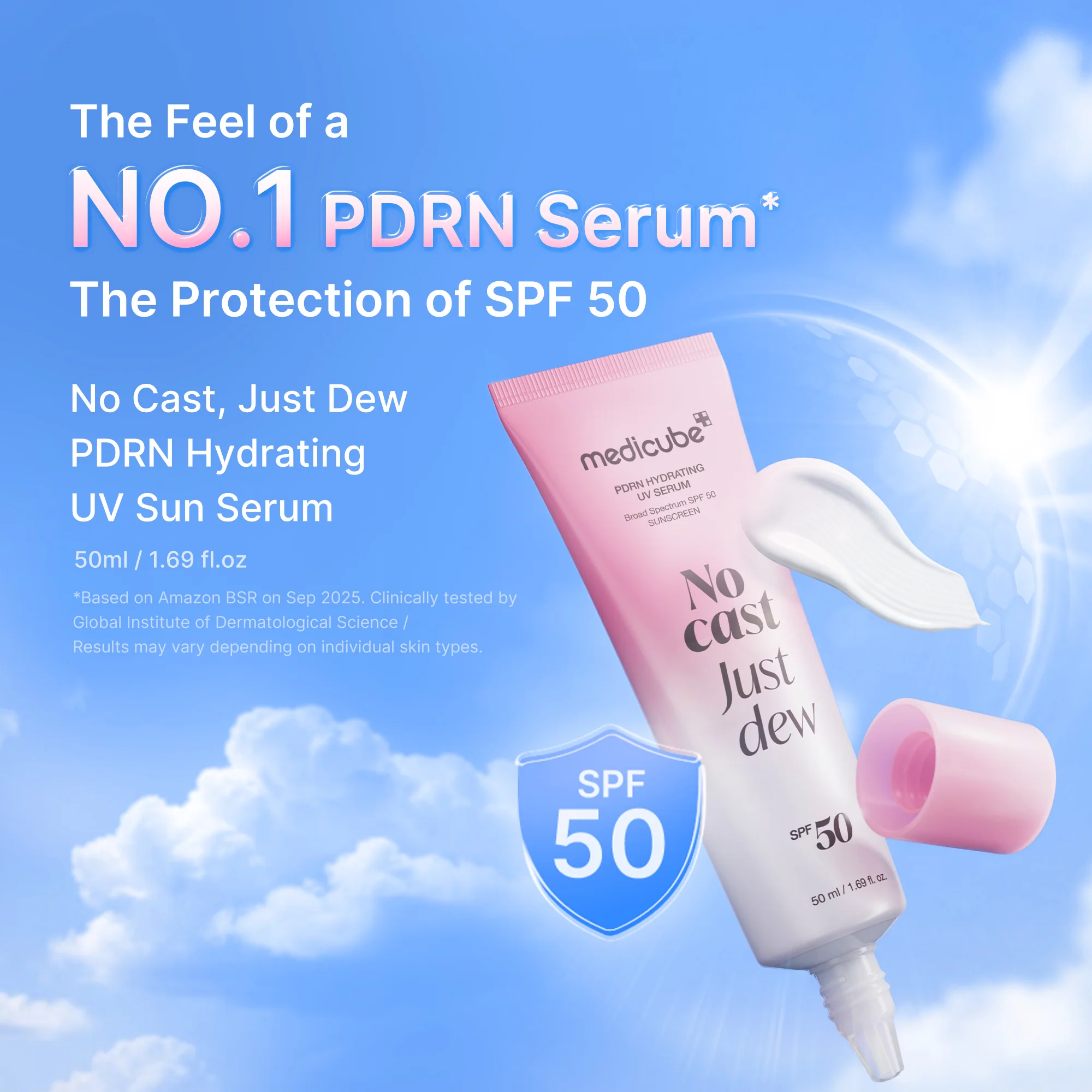 Foto de PDRN Hydrating UV Sun Serum disponível em Luanda, Angola - Encomenda Online