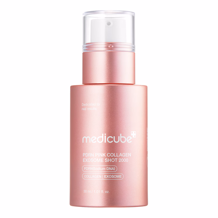 PDRN Pink Collagen Exosome Shot 2000 - Sérum facial luminosidad y elasticidad