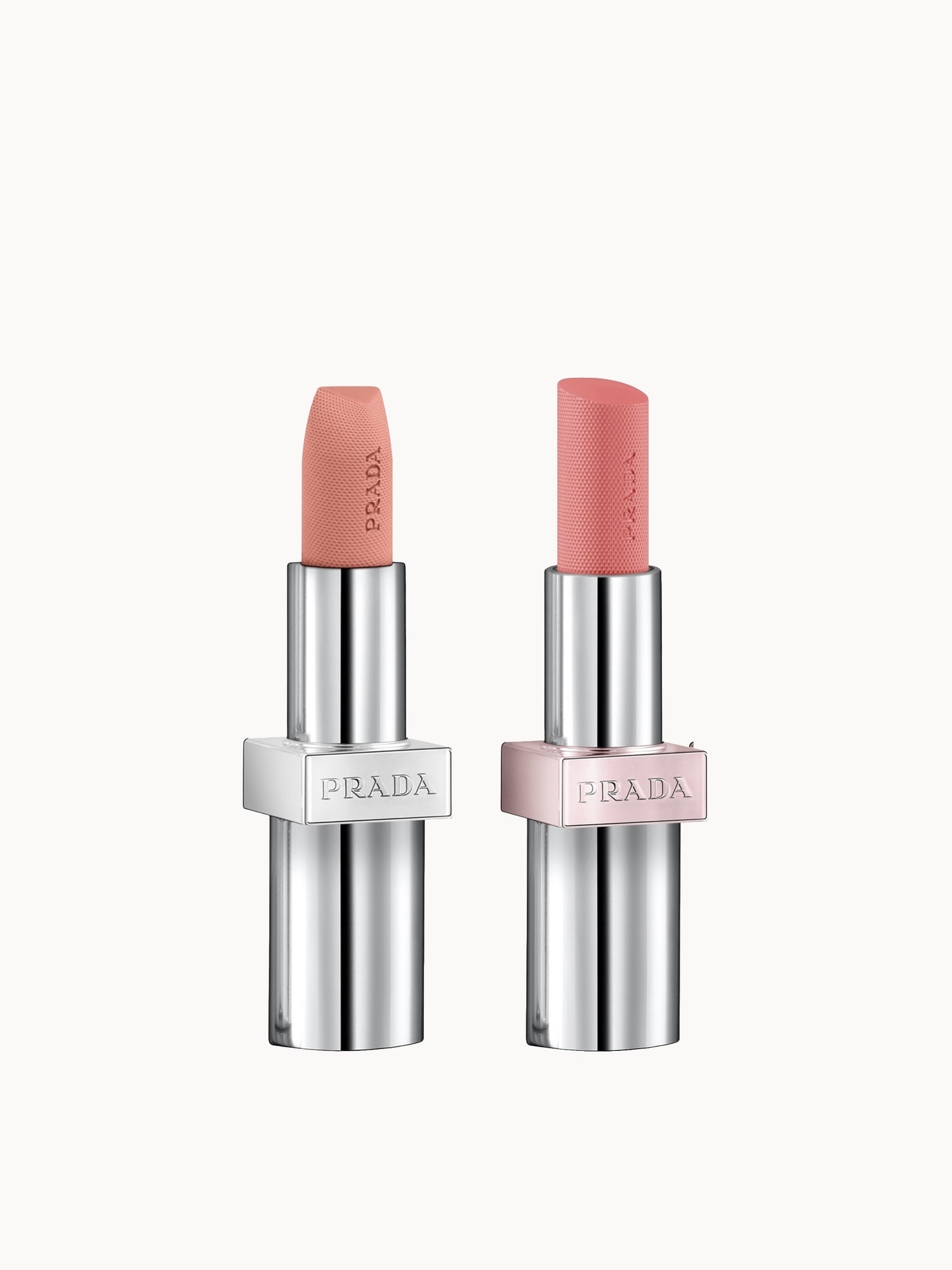 Prada Nude Lip Duo Prada — textura e acabamento