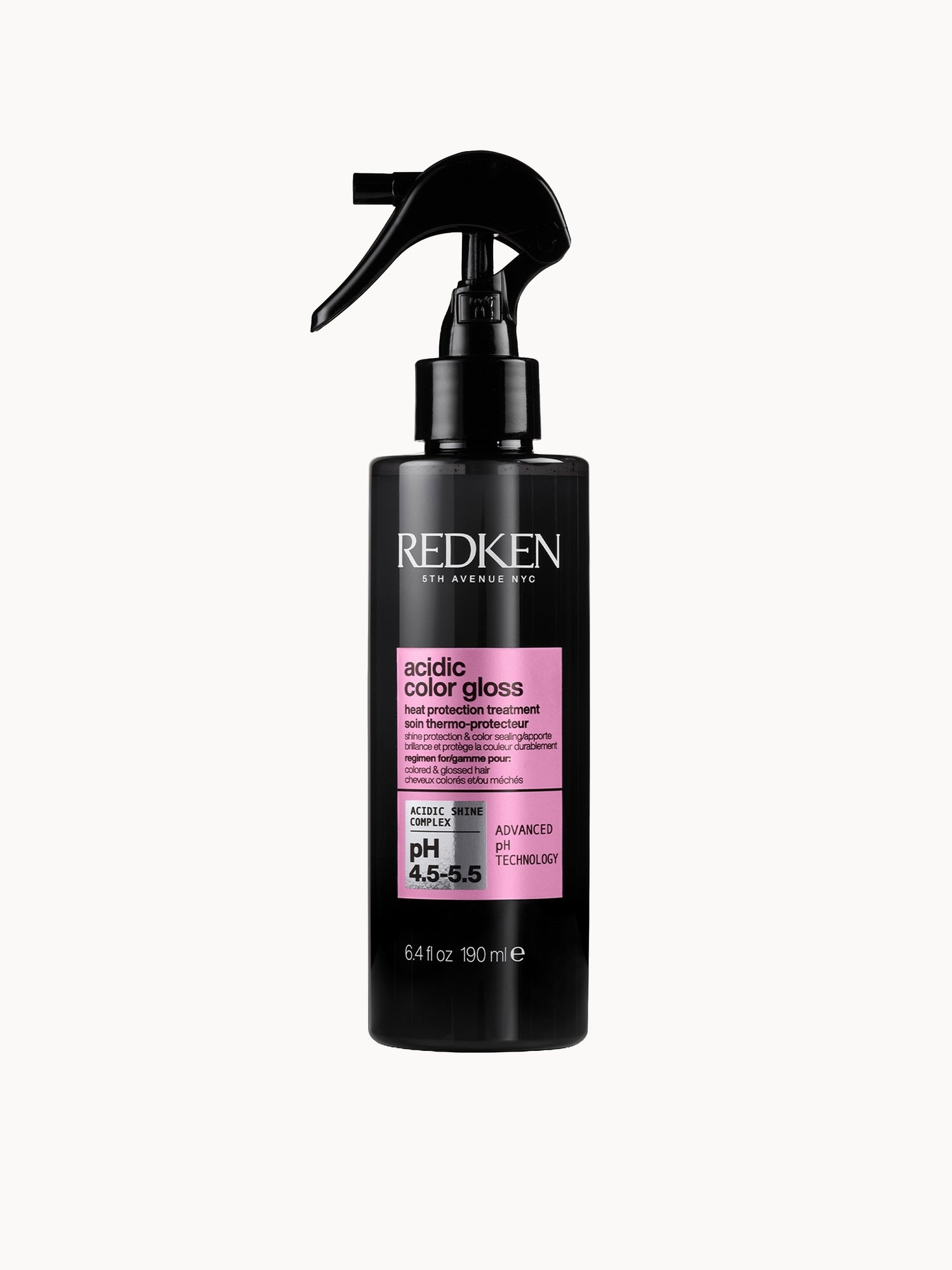 Redken Acidic Color Gloss 230°C Heat Protection Hair Treatment Shine Spray for Colour Protection 190ml — detalhe 4