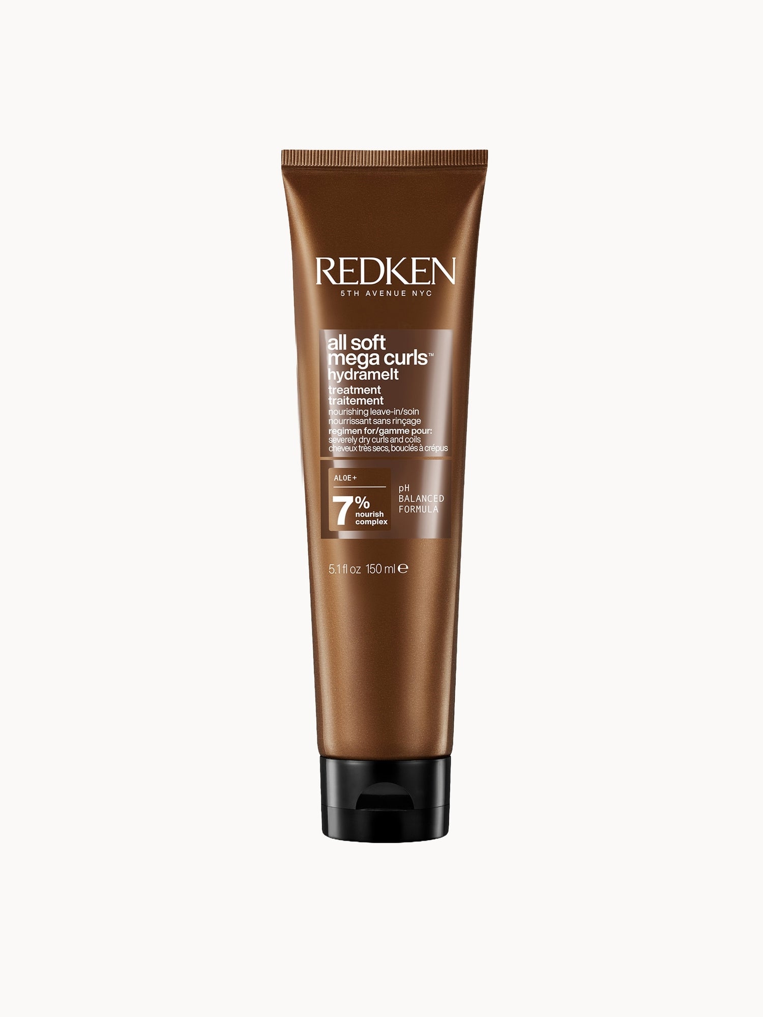 Redken All Soft Mega Curls HydraMelt Leave-In Hair Conditioner 150ml — embalagem e produto
