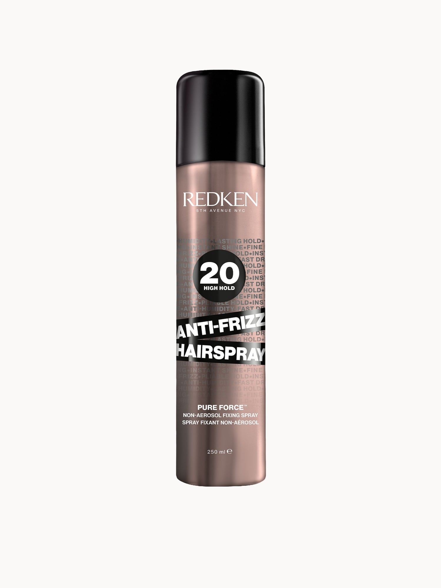 Redken Anti Frizz Hairspray Humidity Resistant High Hold 250ml — embalagem e produto