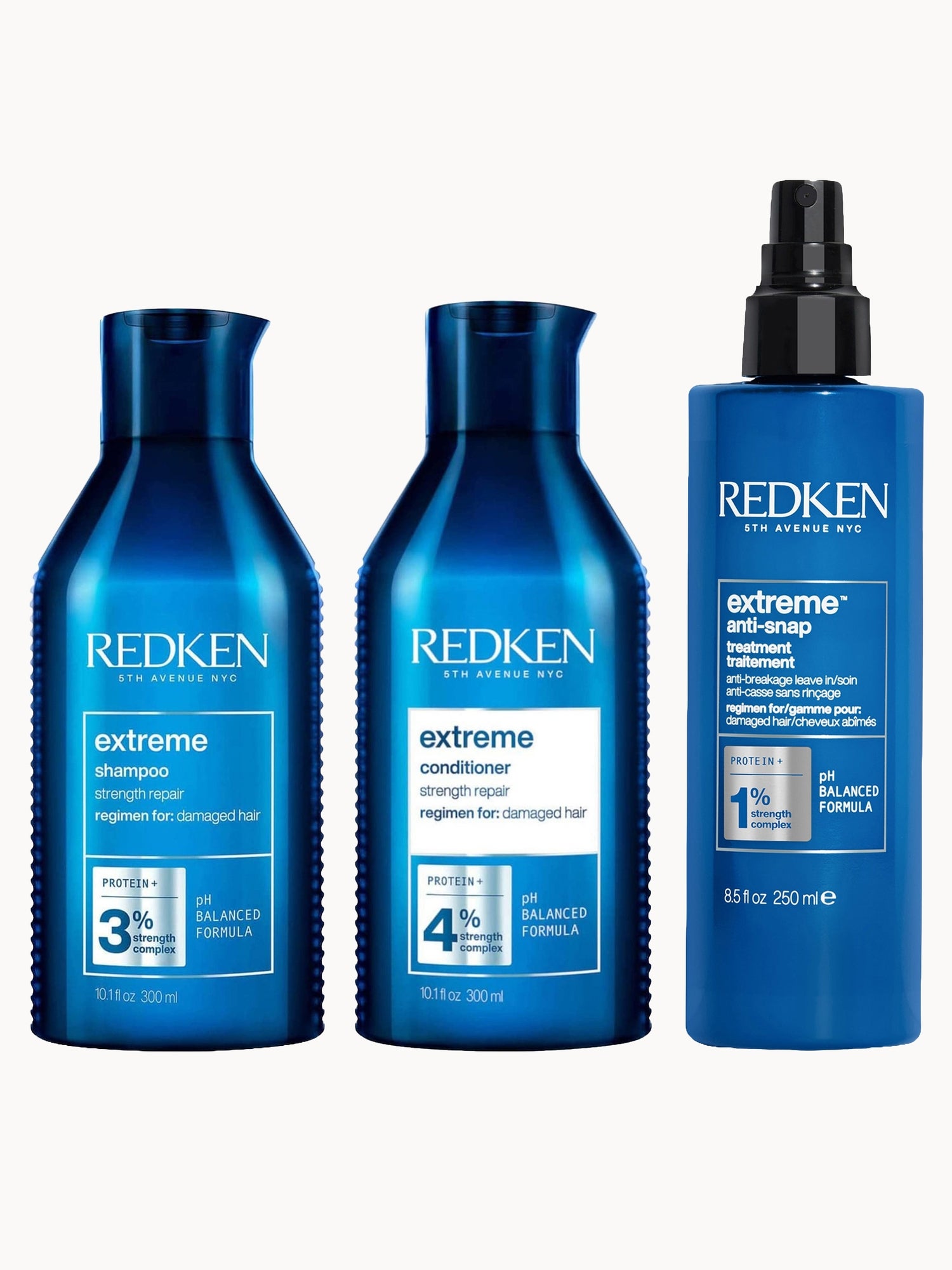 Redken Extreme Shampoo, Conditioner and Anti-Snap Leave-in Treatment Strength Repair Bundle for Damaged Hair — detalhe 6