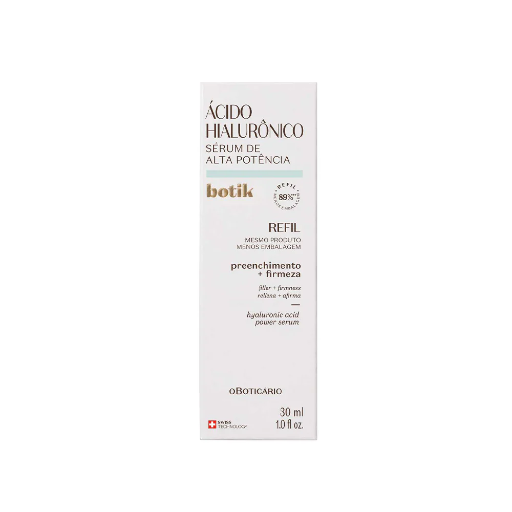 Refil Sérum de Alta Potência Ácido Hialurónico Botik 30ml