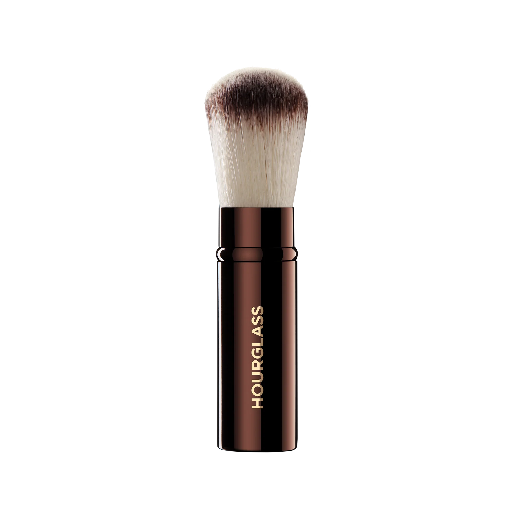 Retractable Powder Brush Hourglass — textura e acabamento