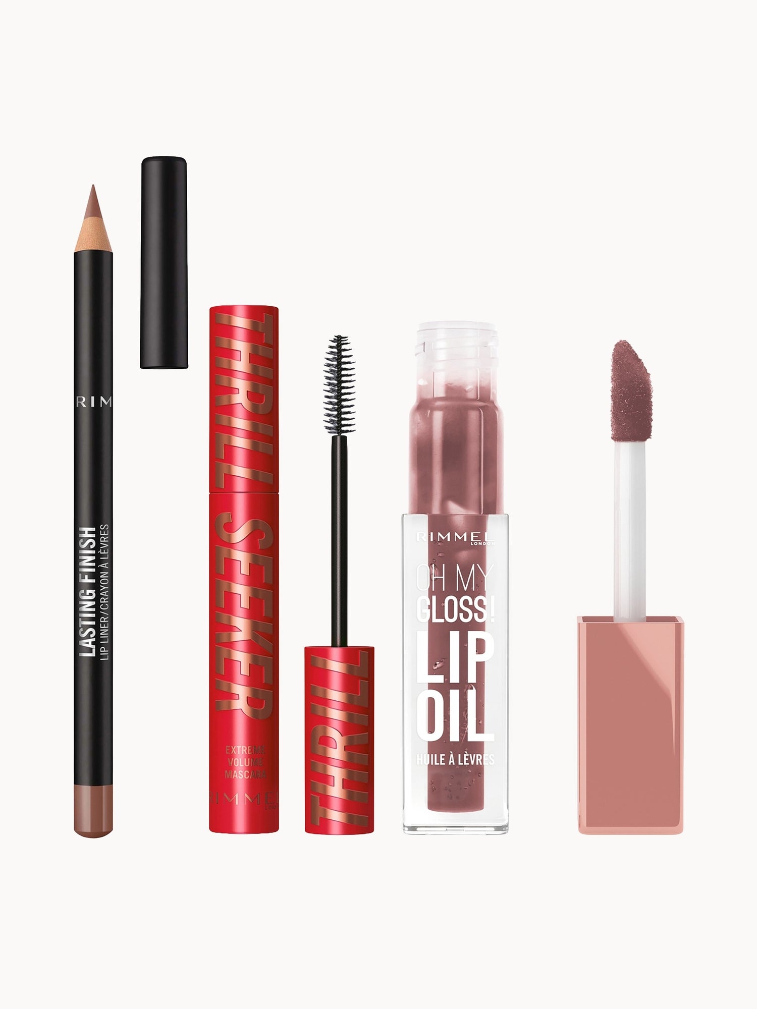 Rimmel Cappuccino Eyes and Lip Trio Rimmel London — textura e acabamento