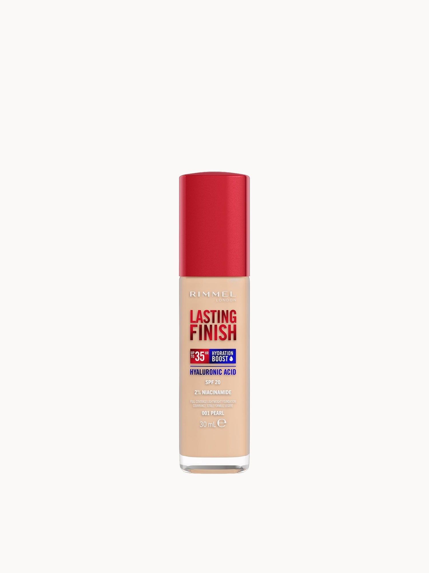 Rimmel Lasting Finish 35Hr Foundation 30ml (Various Shades) Rimmel London — textura e acabamento