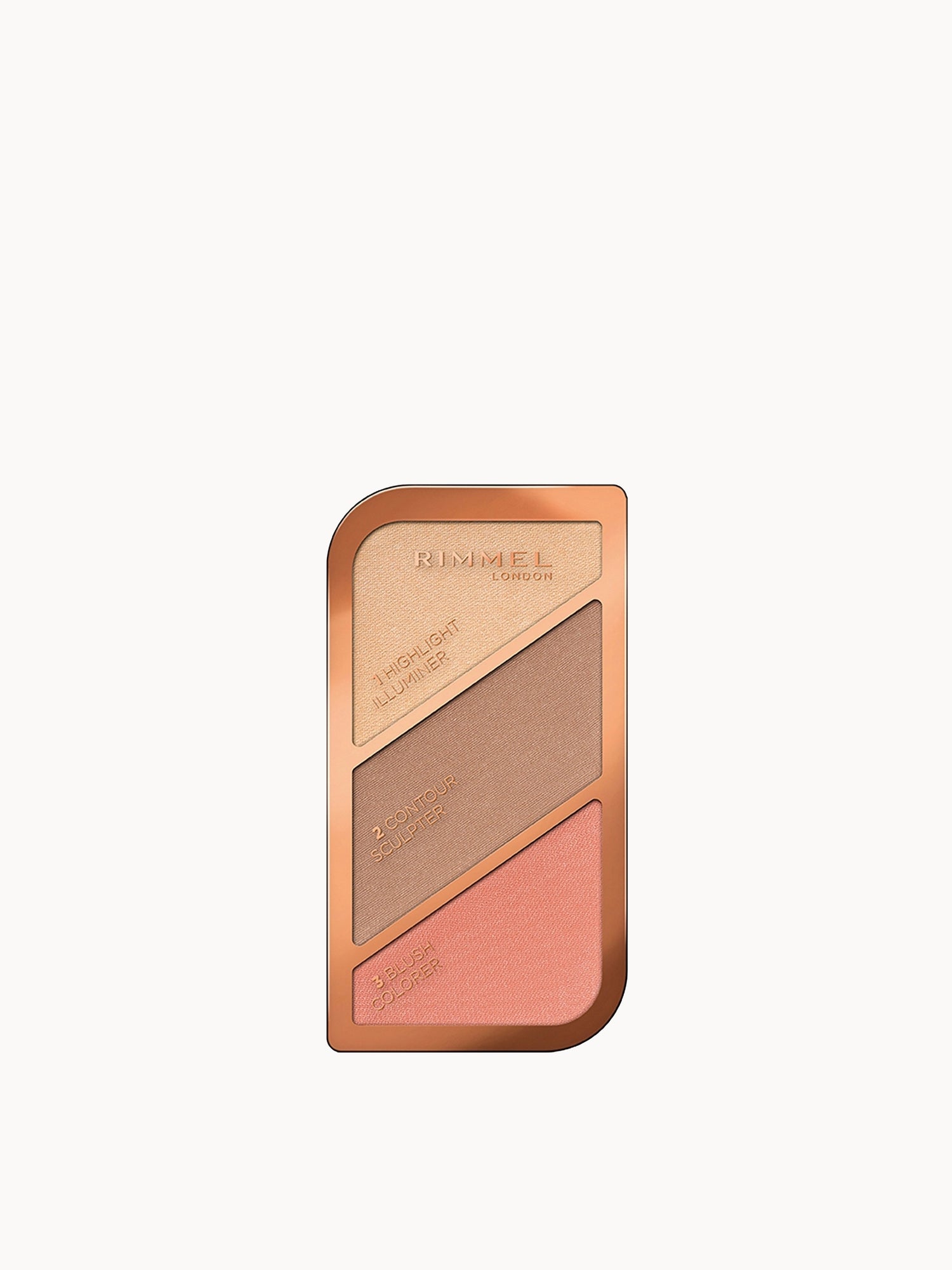 Rimmel Sculpting Highlighter Palette - 002 18.5g Rimmel London — textura e acabamento