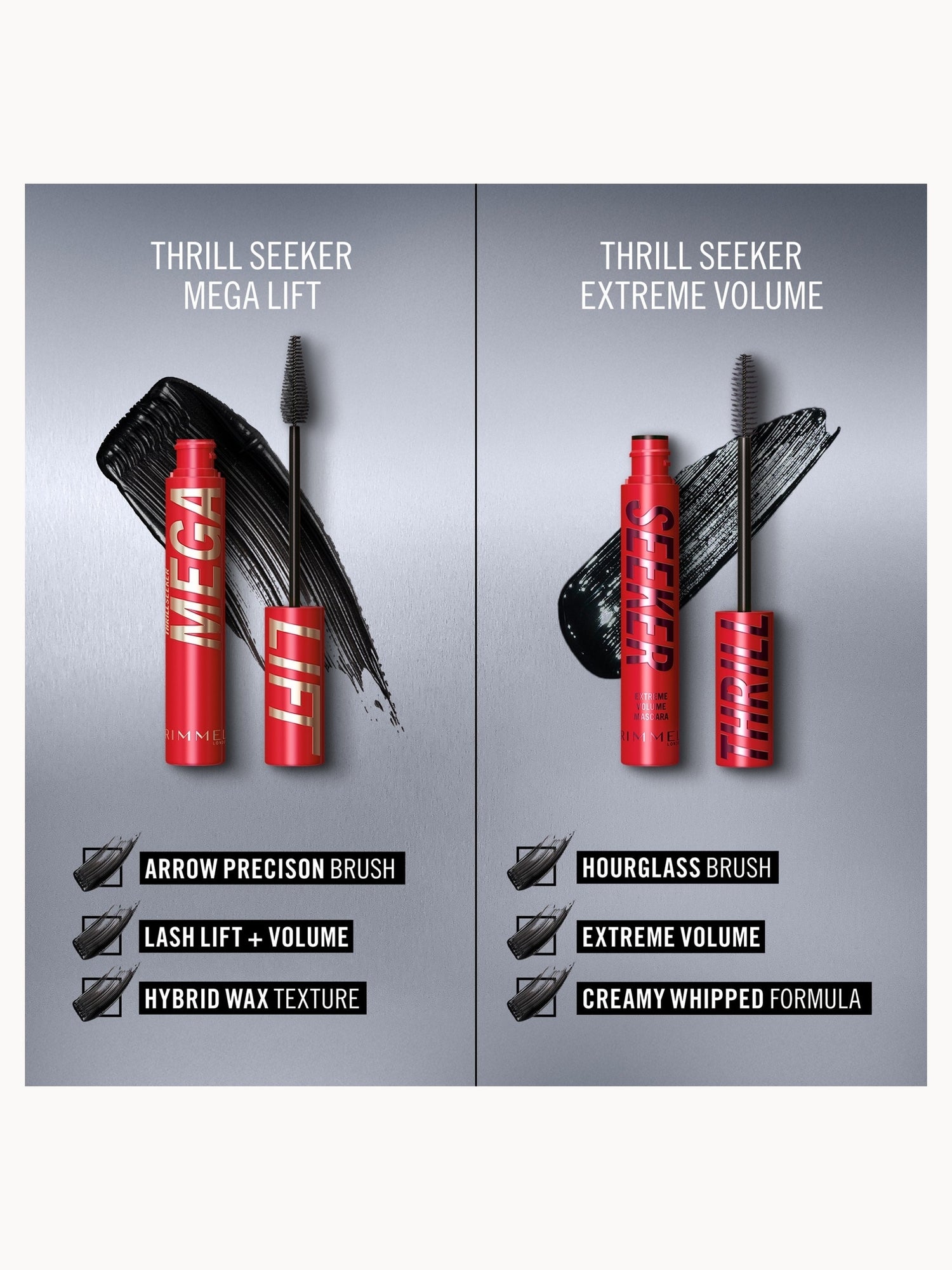 Rimmel Thrill Seeker Mega Lift Mascara 10ml (Various Shades) Rimmel London — detalhe 8