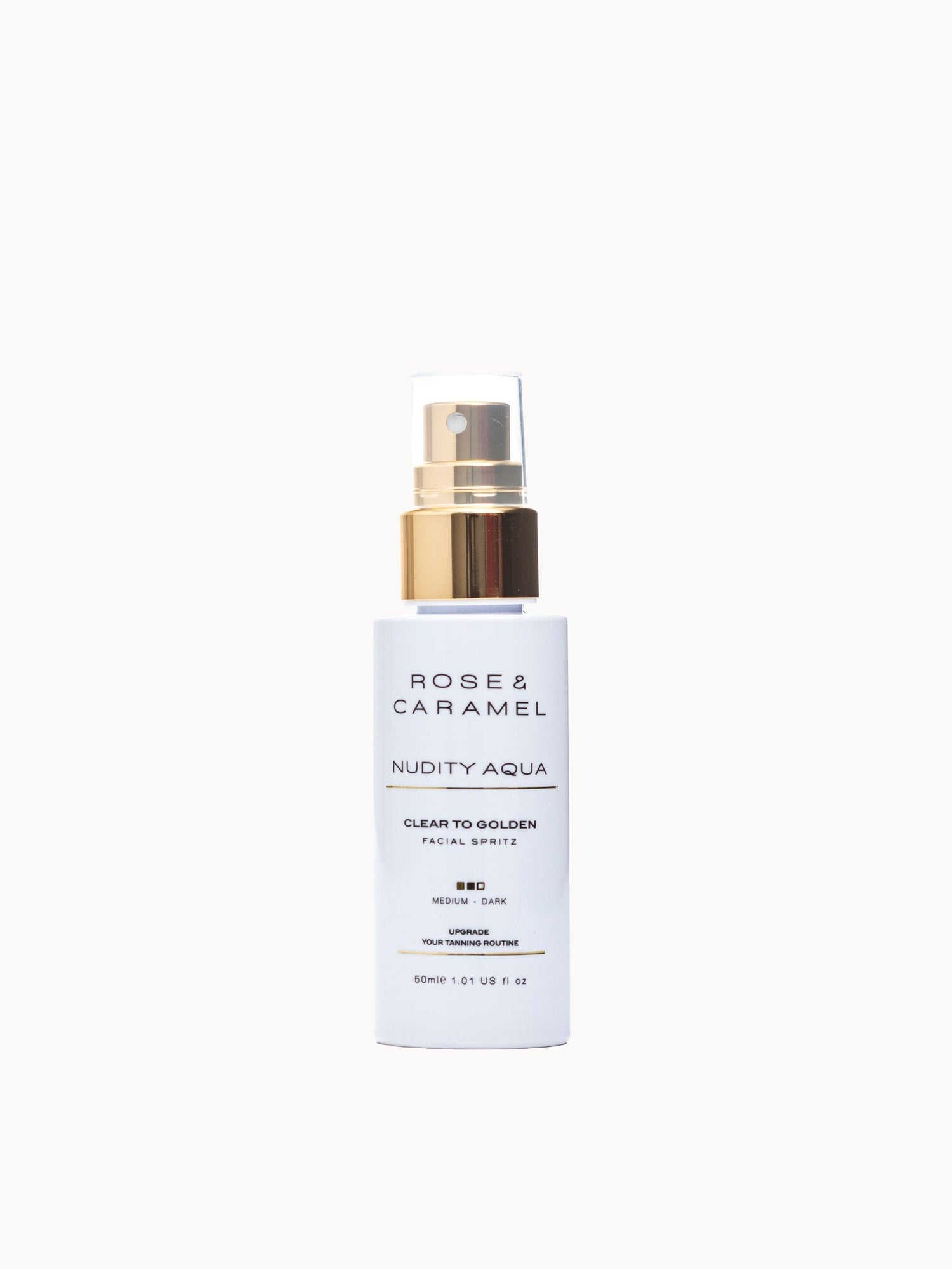 Rose & Caramel Nudity Aqua Medium Dark Facial Tanning Mist 50ml — detalhe 6