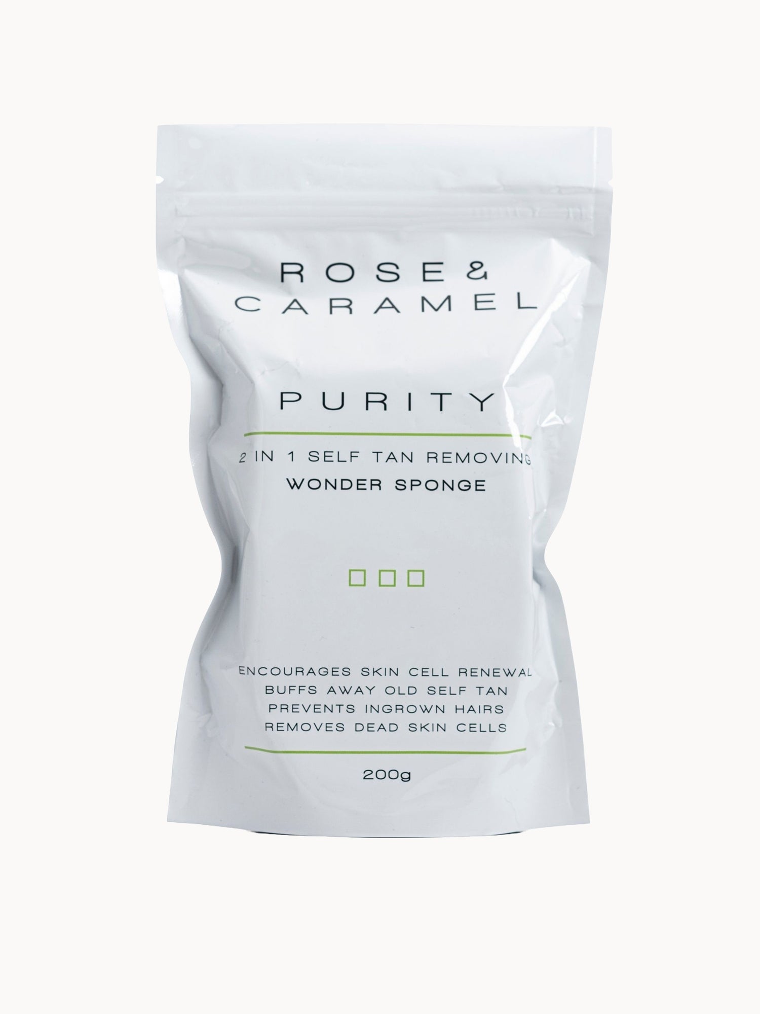 Rose & Caramel Purity 2in1 Self Tan Removing Wonder Sponge 200g — detalhe 5