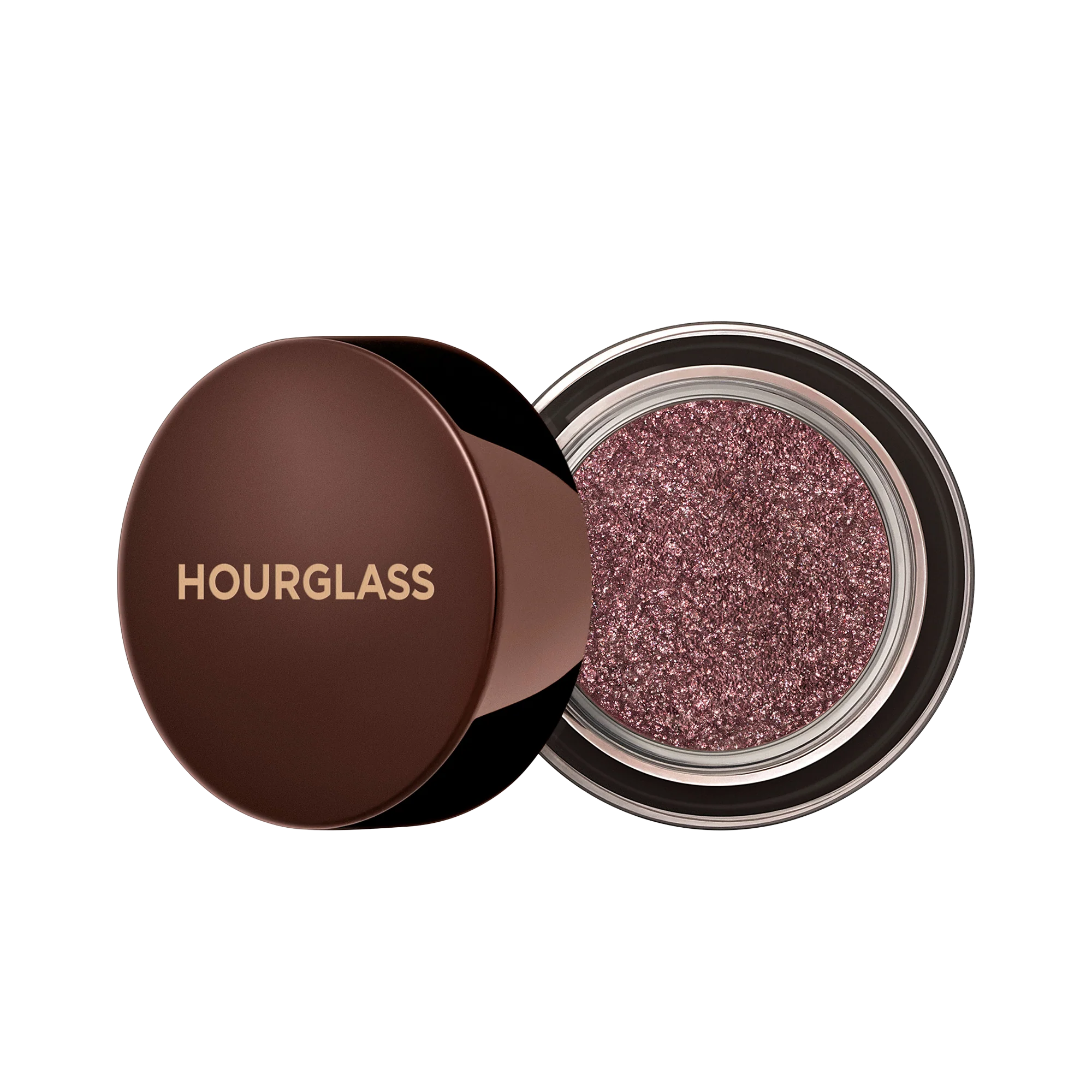 Scattered Light™ Glitter Eyeshadow Hourglass — textura e acabamento