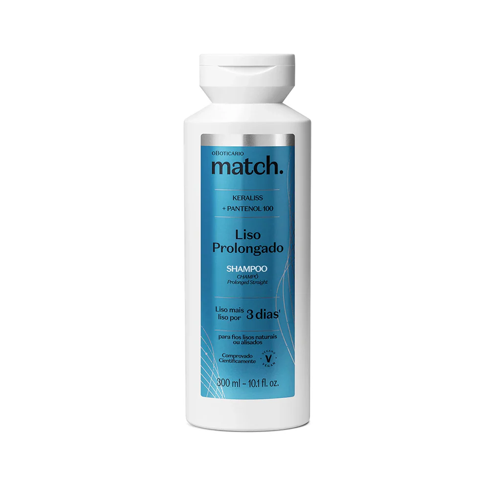 Shampoo Match Liso Prolongado, 300ml