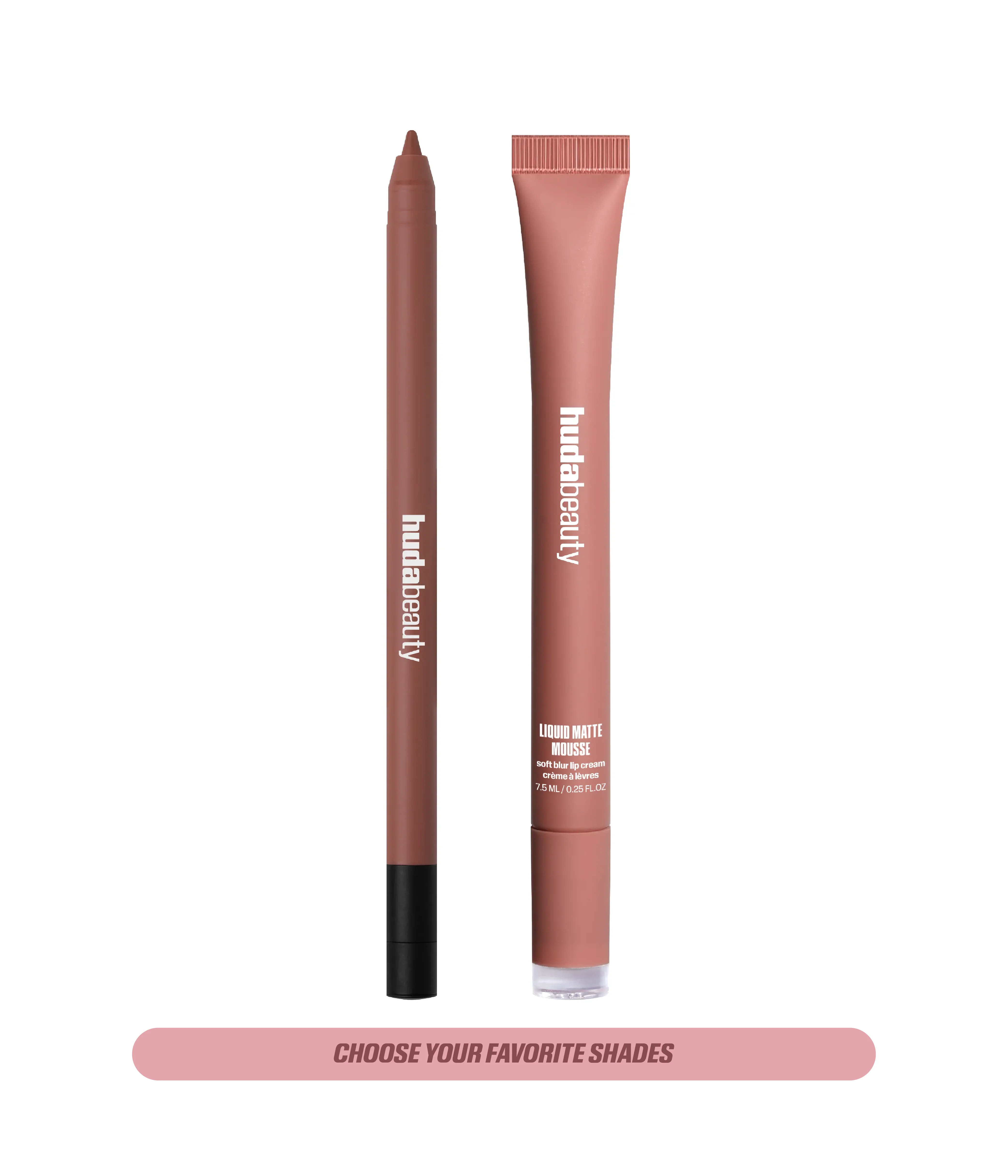 Softcore Lip Duo Huda Beauty — textura e acabamento