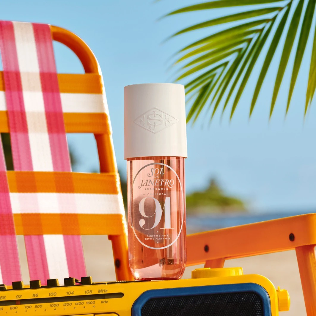 Sol de Janeiro Brazilian Crush Cheirosa 91 Bruma Perfumada Spray corporal Sol de Janeiro — textura e acabamento