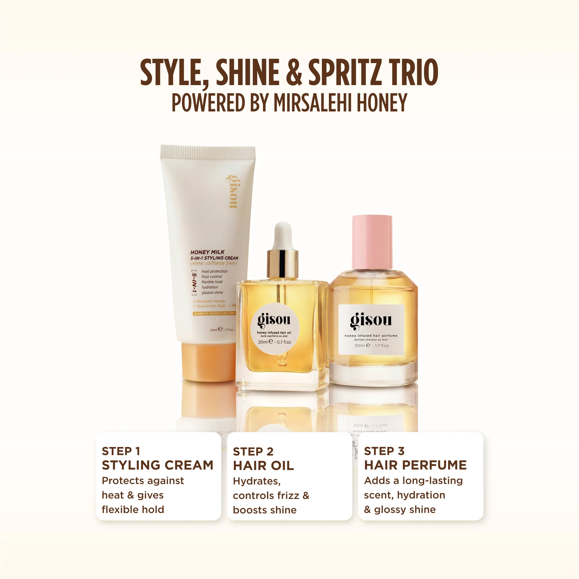 Style, Shine & Spritz Trio Gisou — detalhe 3