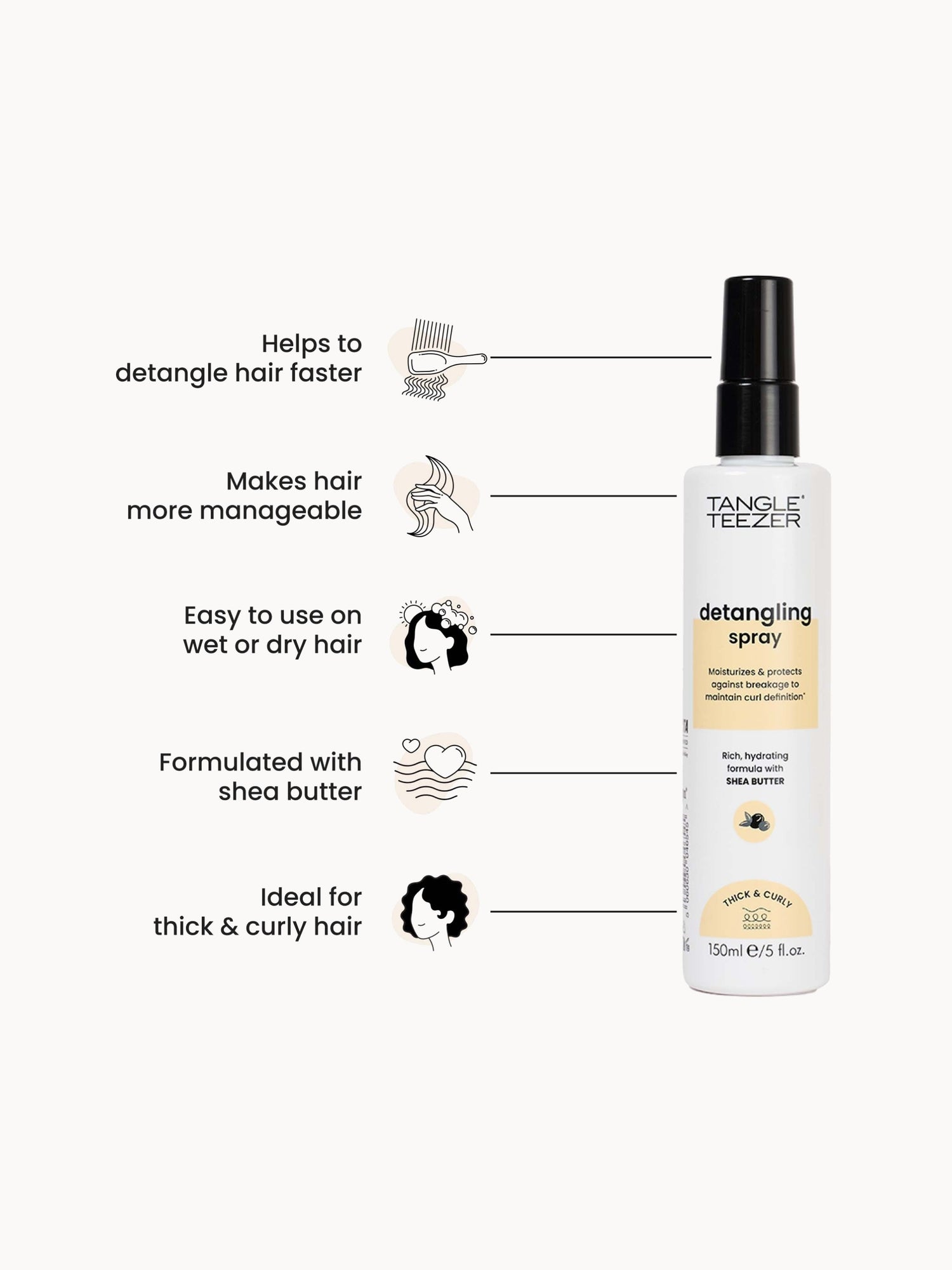 Tangle Teezer Kids' Detangling Spray 150ml Tangle Teezer — detalhe 3