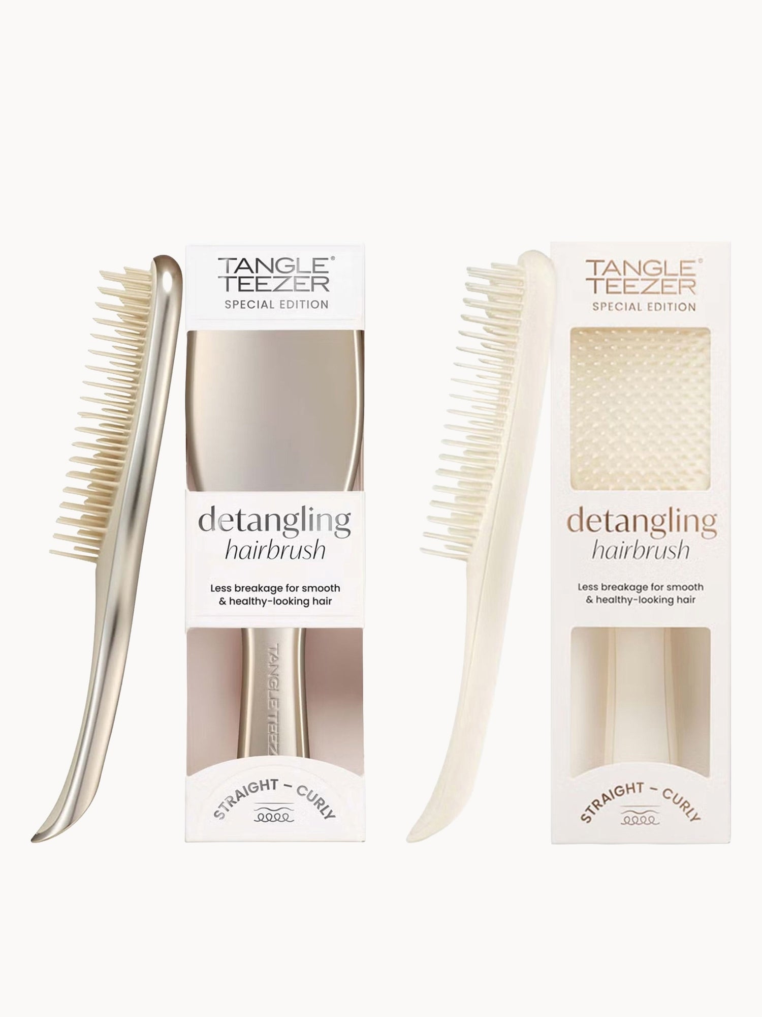 Tangle Teezer - Naughty or Nice Bundle - Sparkle & Smooth Tangle Teezer — textura e acabamento