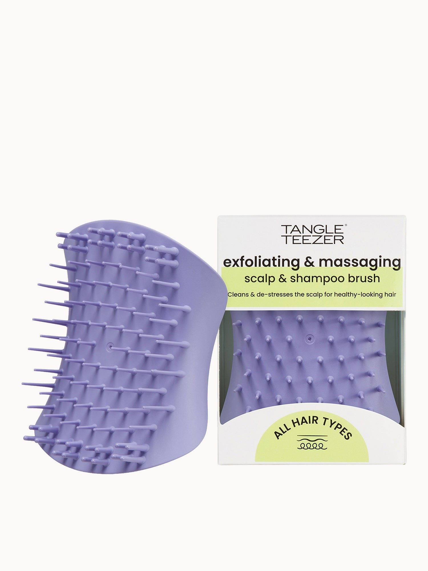 Tangle Teezer The Scalp Exfoliator and Massager - Lavender Lite Tangle Teezer — textura e acabamento