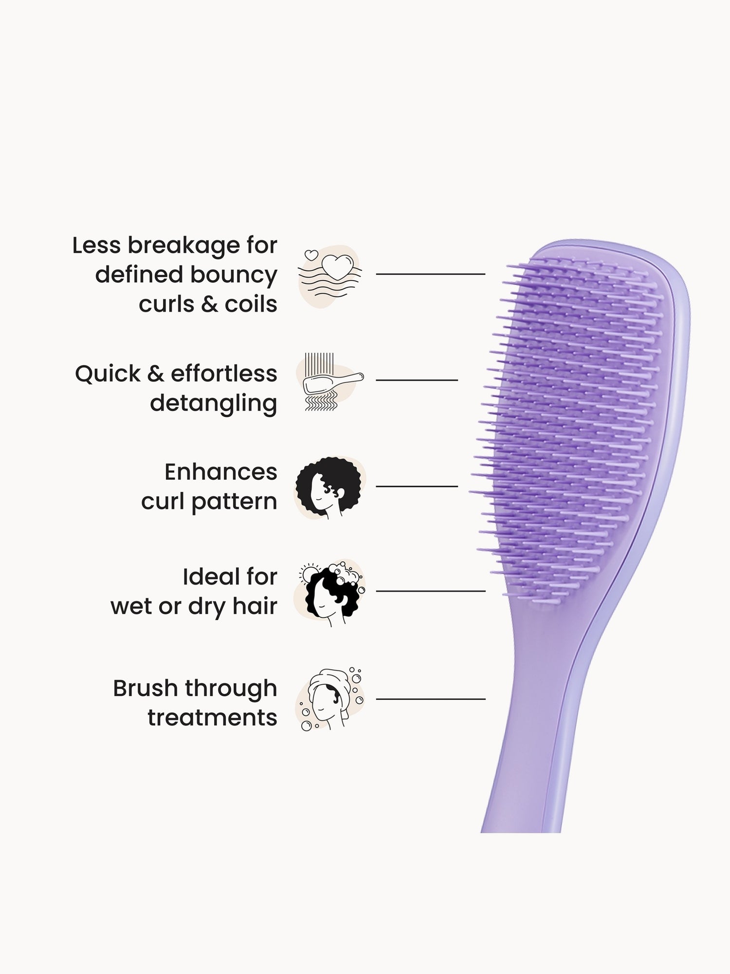 Tangle Teezer The Ultimate Detangler Fine and Fragile Brush Tangle Teezer — detalhe 5