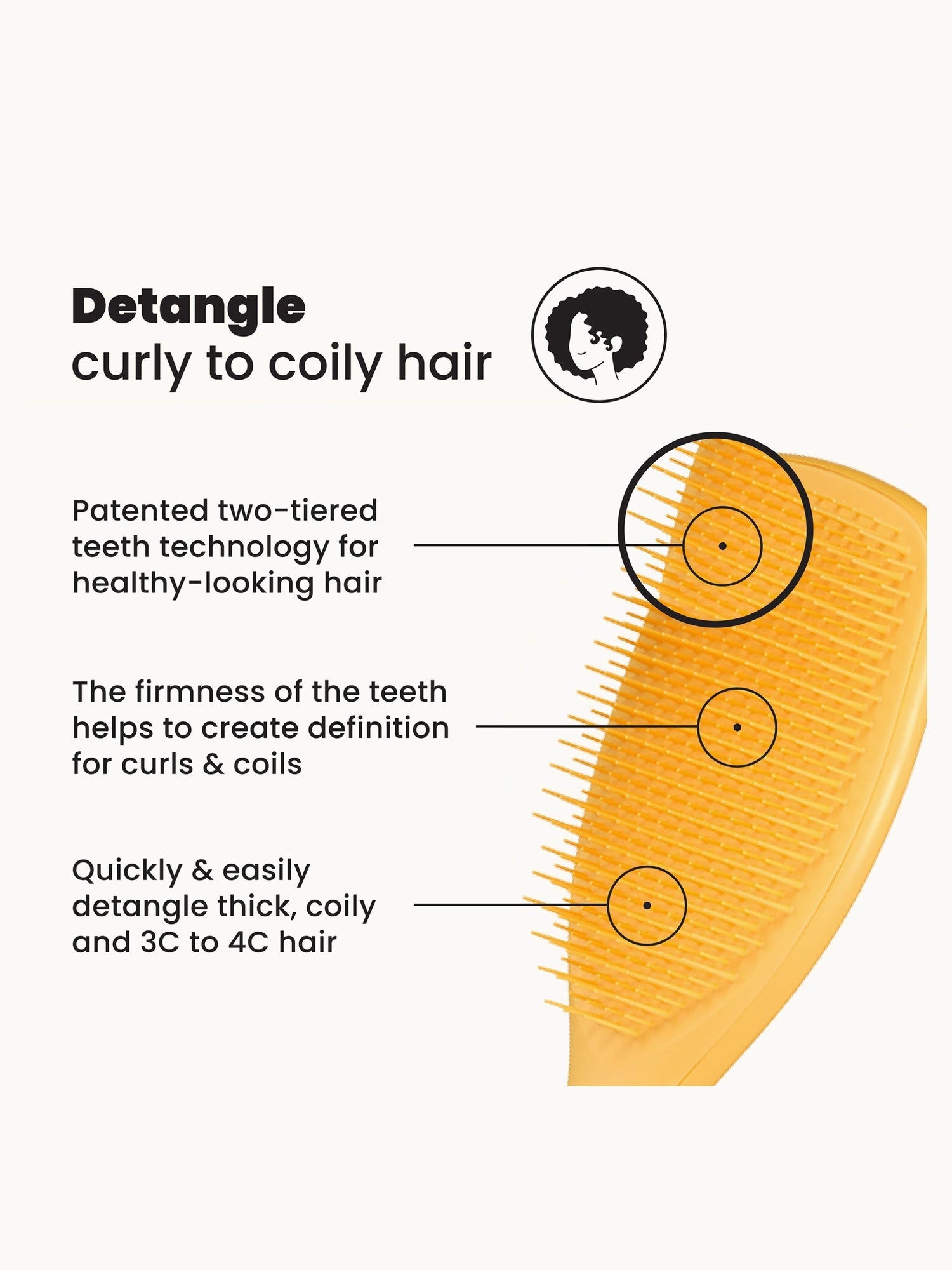 Tangle Teezer The Ultimate Large Detangler Brush Tangle Teezer — detalhe 3