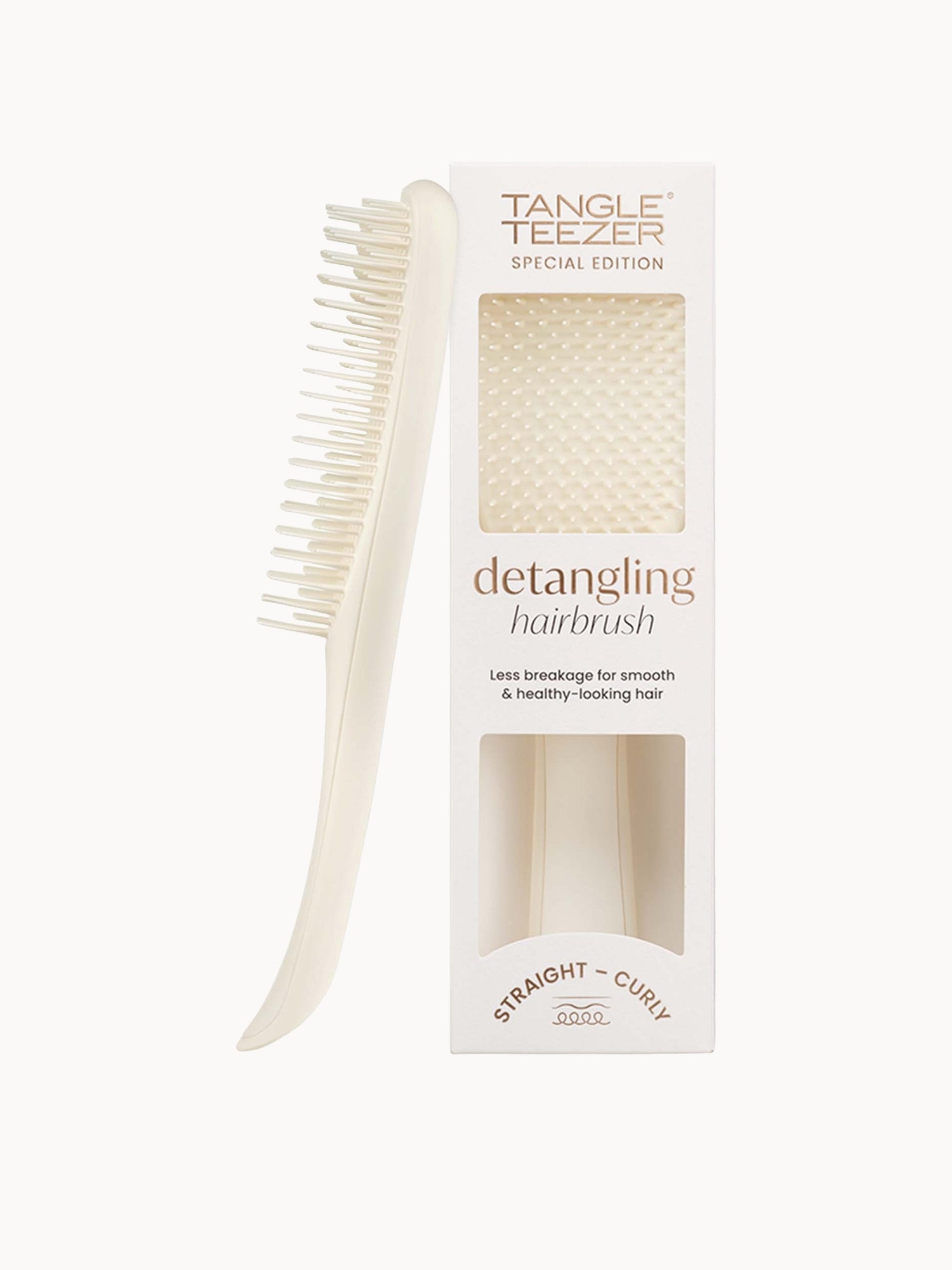 Tangle Teezer Ultimate Detangler Matte Olive Green Tangle Teezer — textura e acabamento