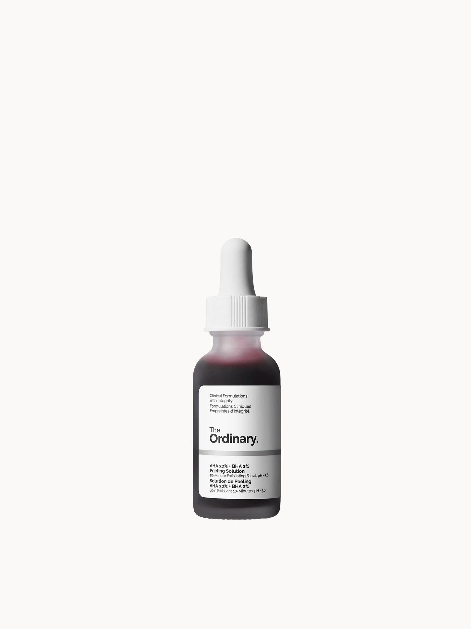 The Ordinary AHA 30% + BHA 2% Peeling Solution 30ml The Ordinary — textura e acabamento