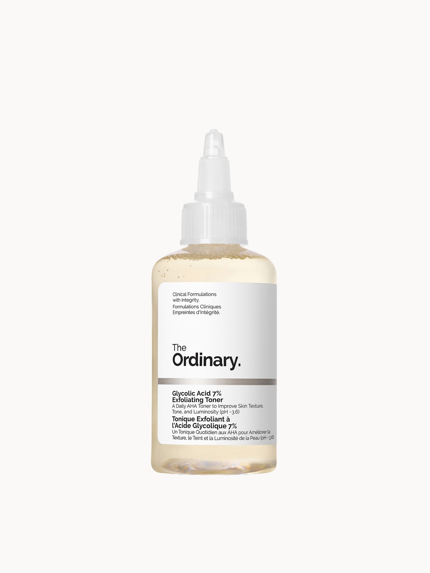 The Ordinary Glycolic Acid 7% Exfoliating Toner 100ml The Ordinary — textura e acabamento