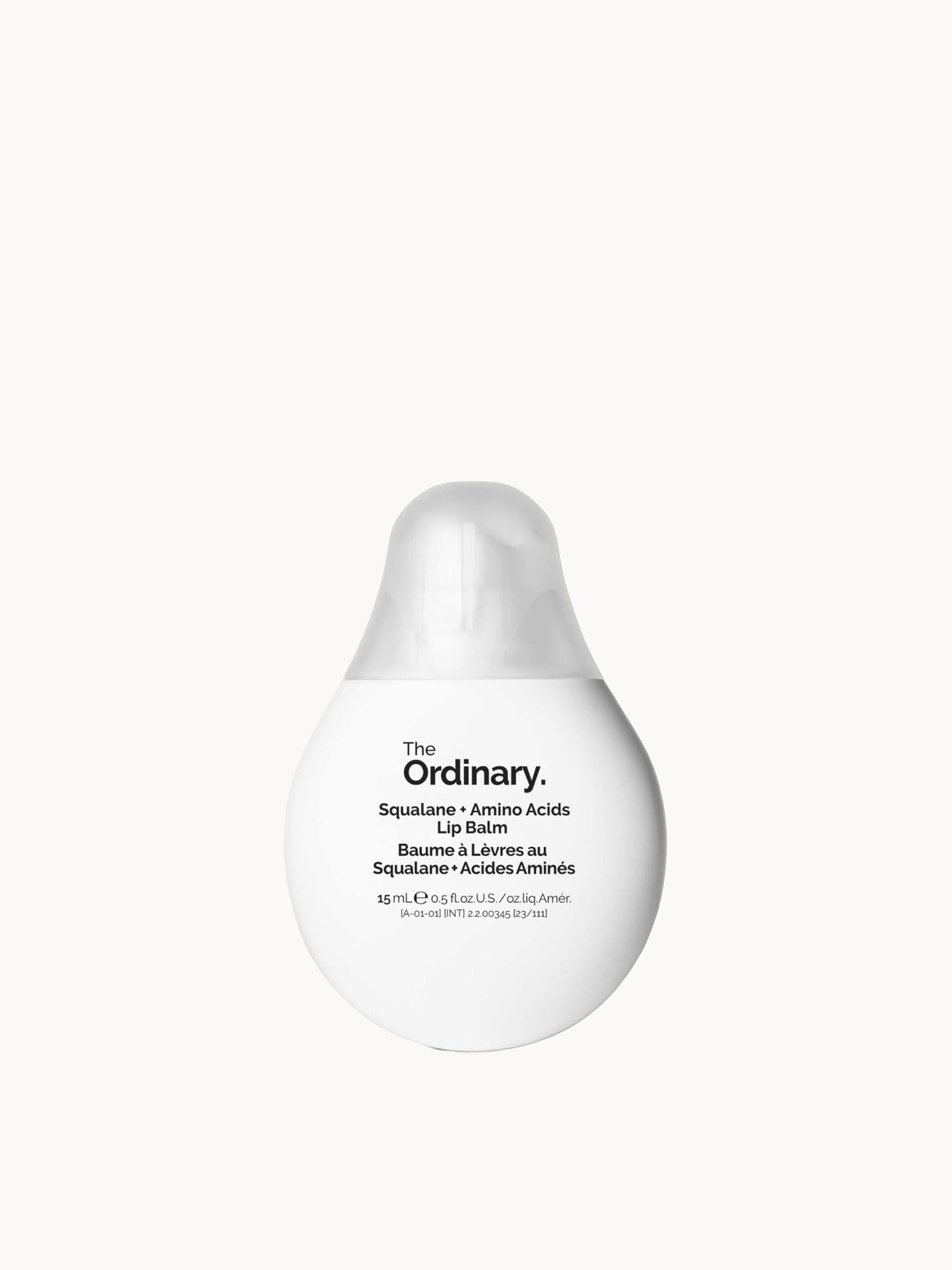 The Ordinary Squalane and Amino Acids Lip Balm 15ml The Ordinary — textura e acabamento