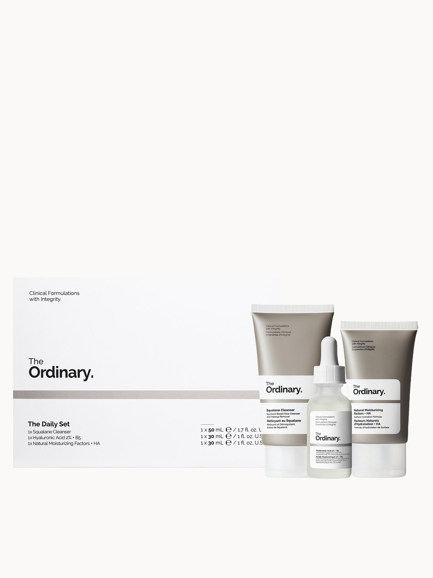 The Ordinary The Daily Set (Worth £23.20) The Ordinary — textura e acabamento