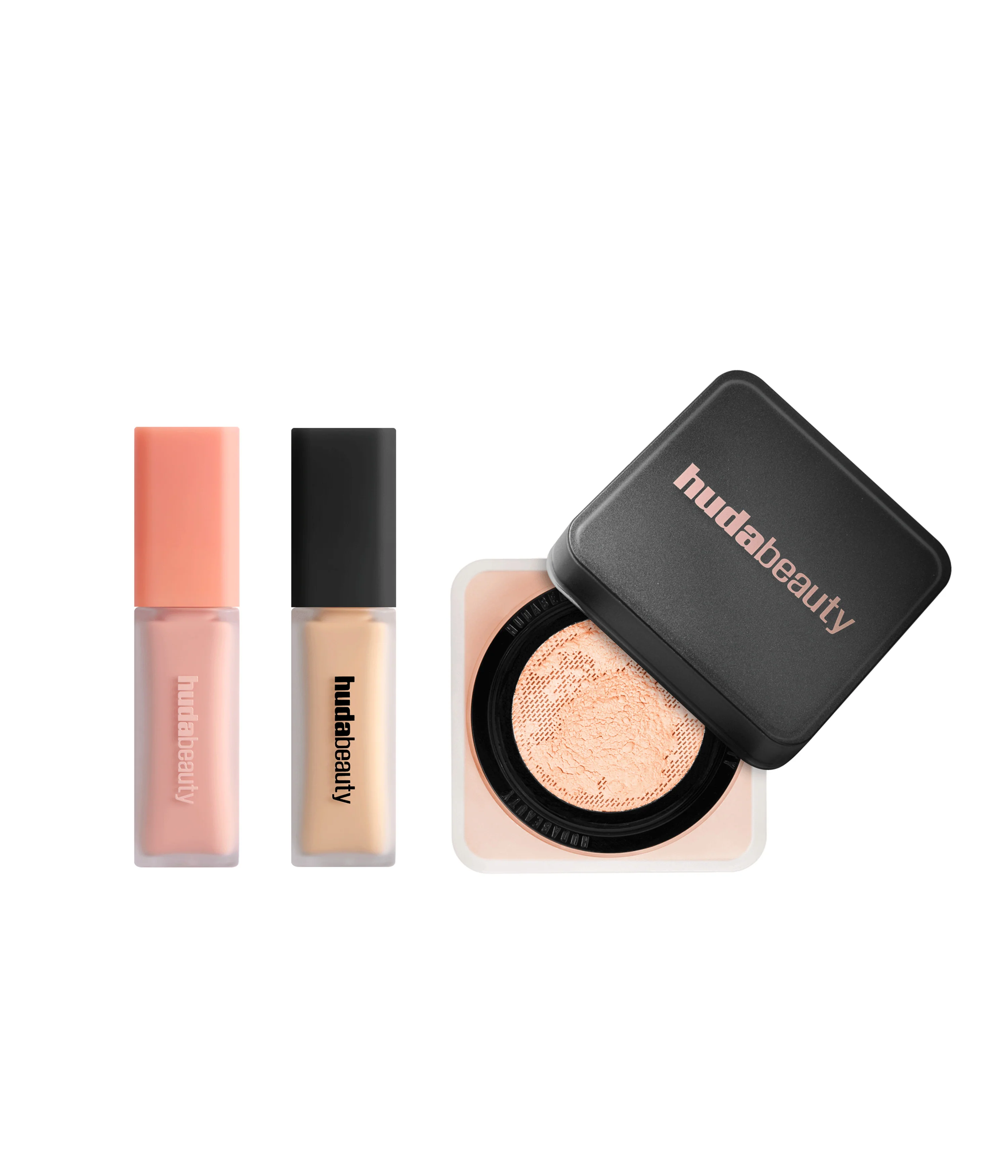 The Under Eye Routine Kit Huda Beauty — textura e acabamento