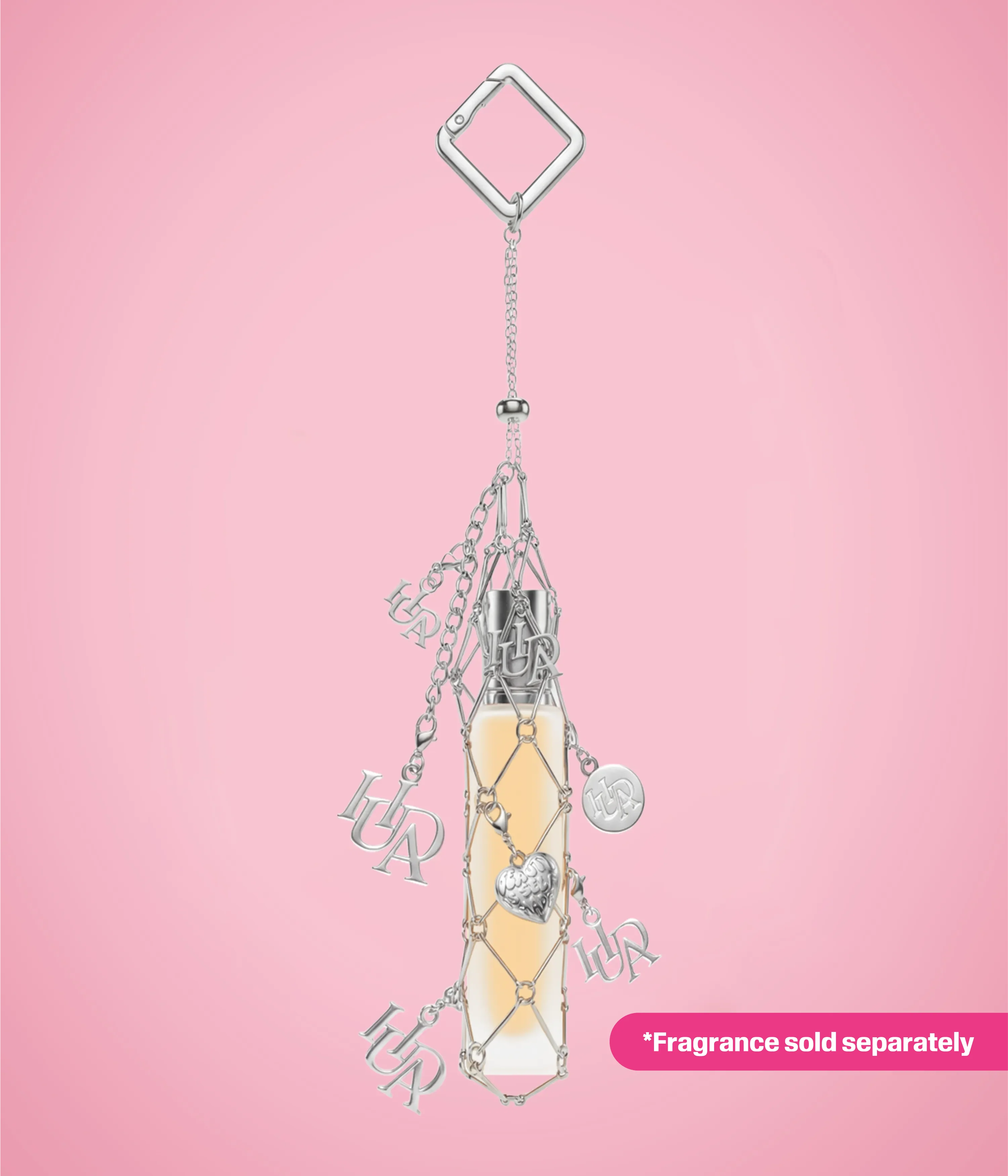 Travel Spray Fragrance Holder With Charms Huda Beauty — detalhe 5