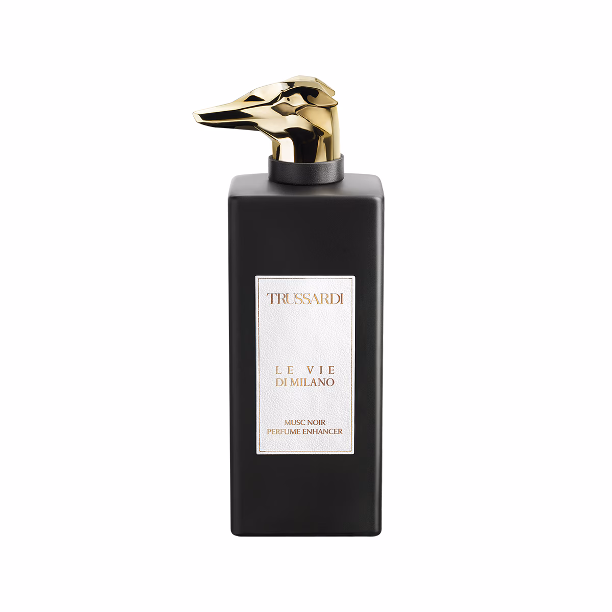 Trussardi Le Vie di Milano Musc Noir Perfume Enhancer Eau de Parfum — embalagem e produto