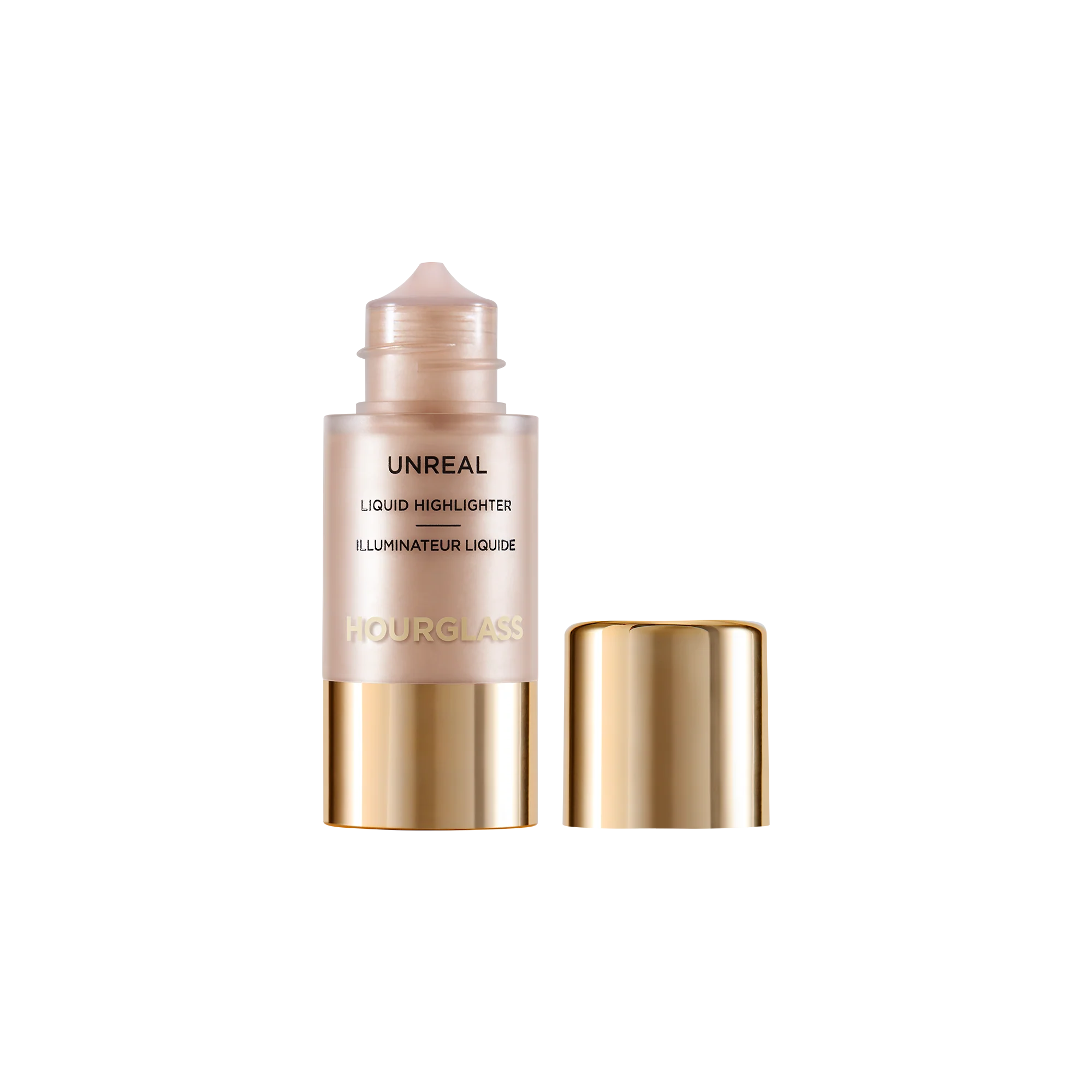 Unreal Liquid Highlighter Hourglass — textura e acabamento
