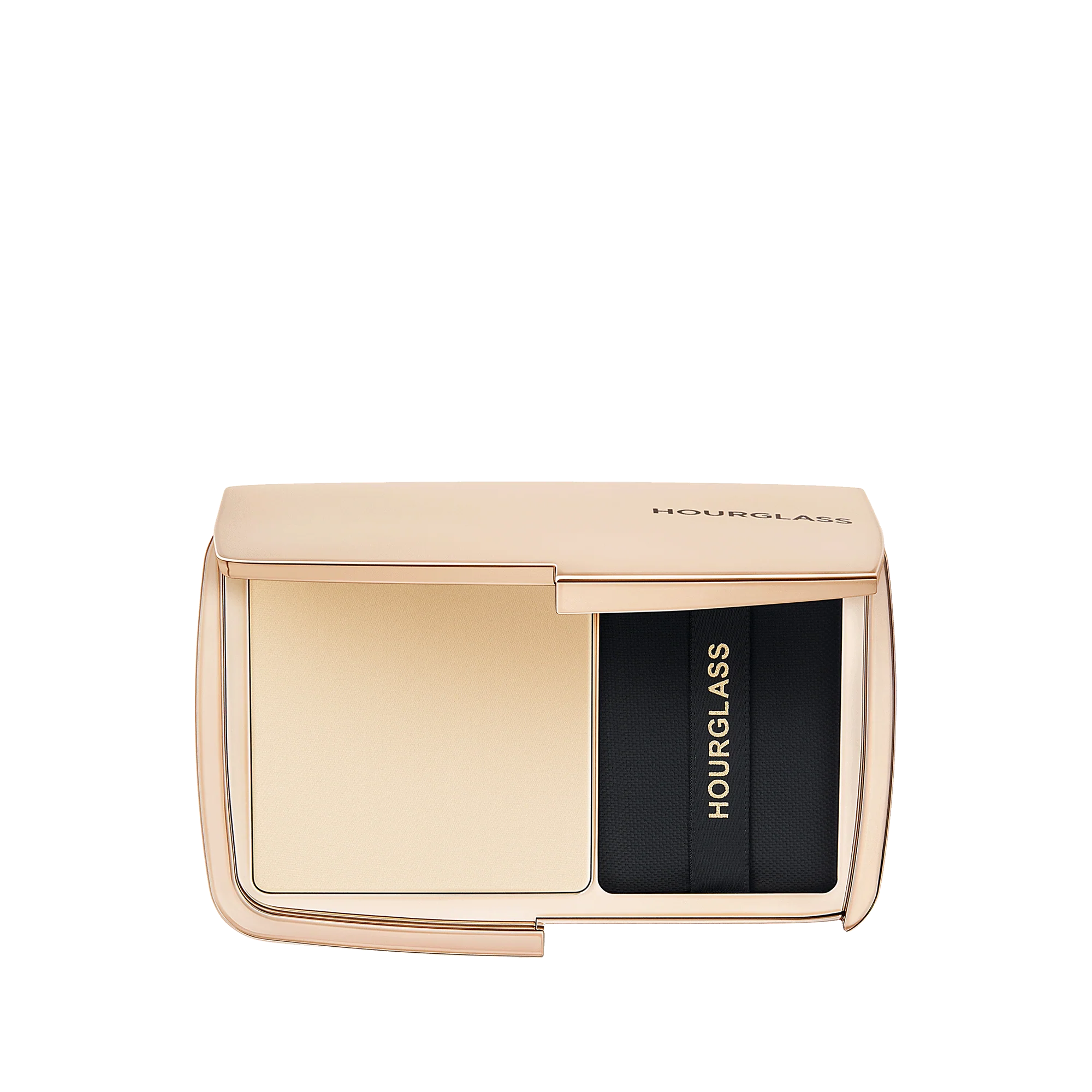 Vanish Airbrush Pressed Powder Hourglass — textura e acabamento