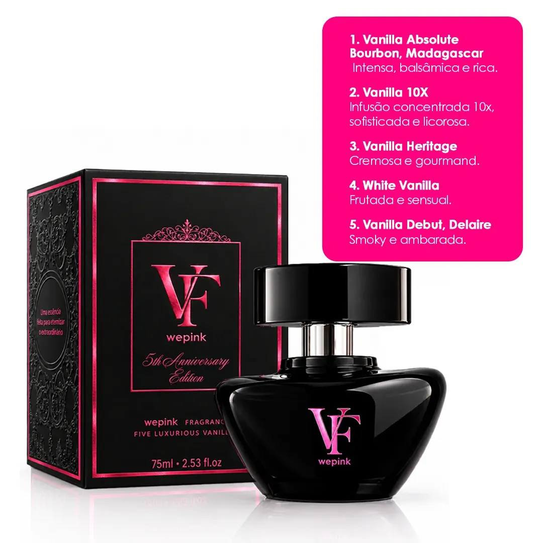 Detalhes de VF 5th Anniversary Edition Desodorante Colônia 75ml Wepink para entrega em Luanda, Angola - Seth