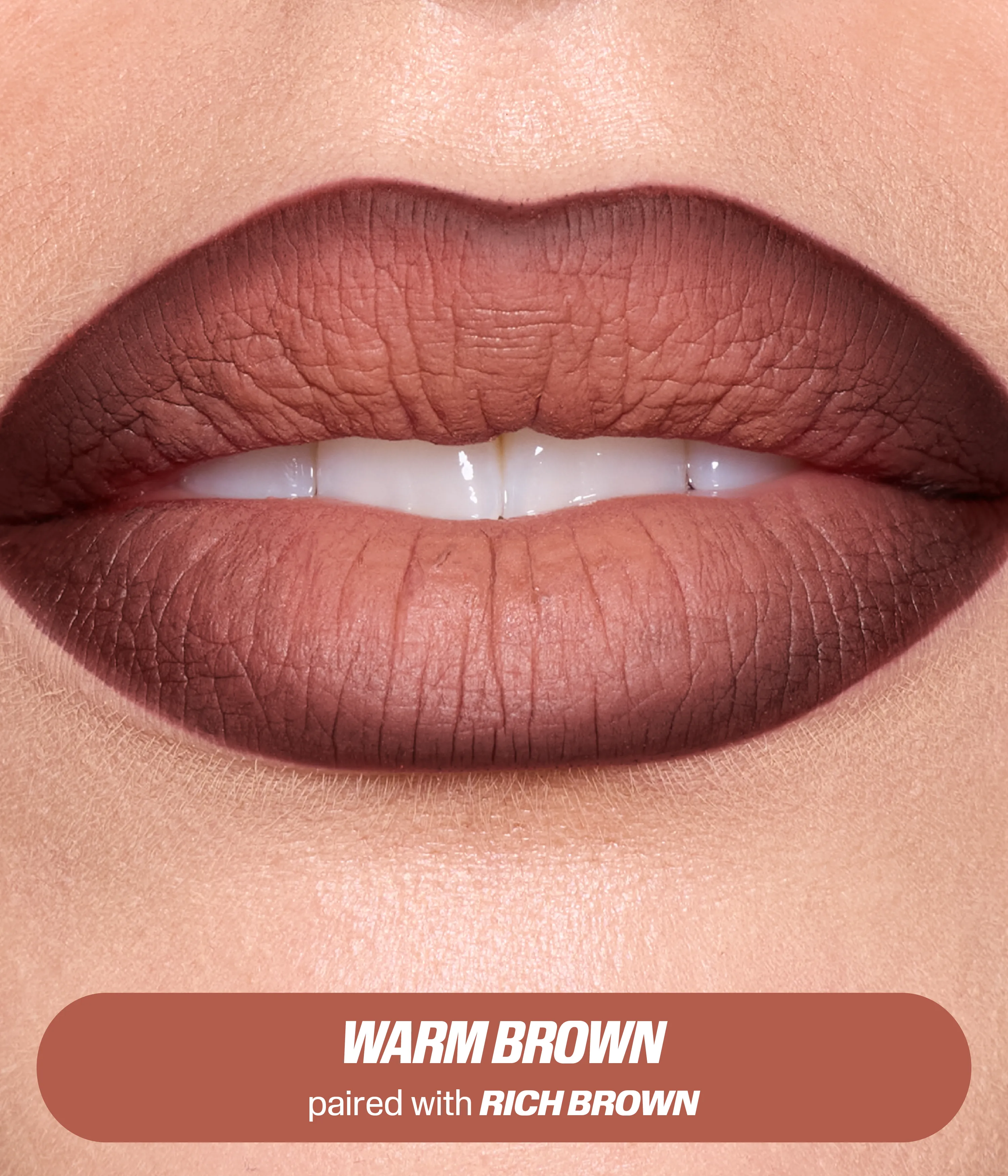 Warm Brown Lip Duo Huda Beauty — detalhe 4
