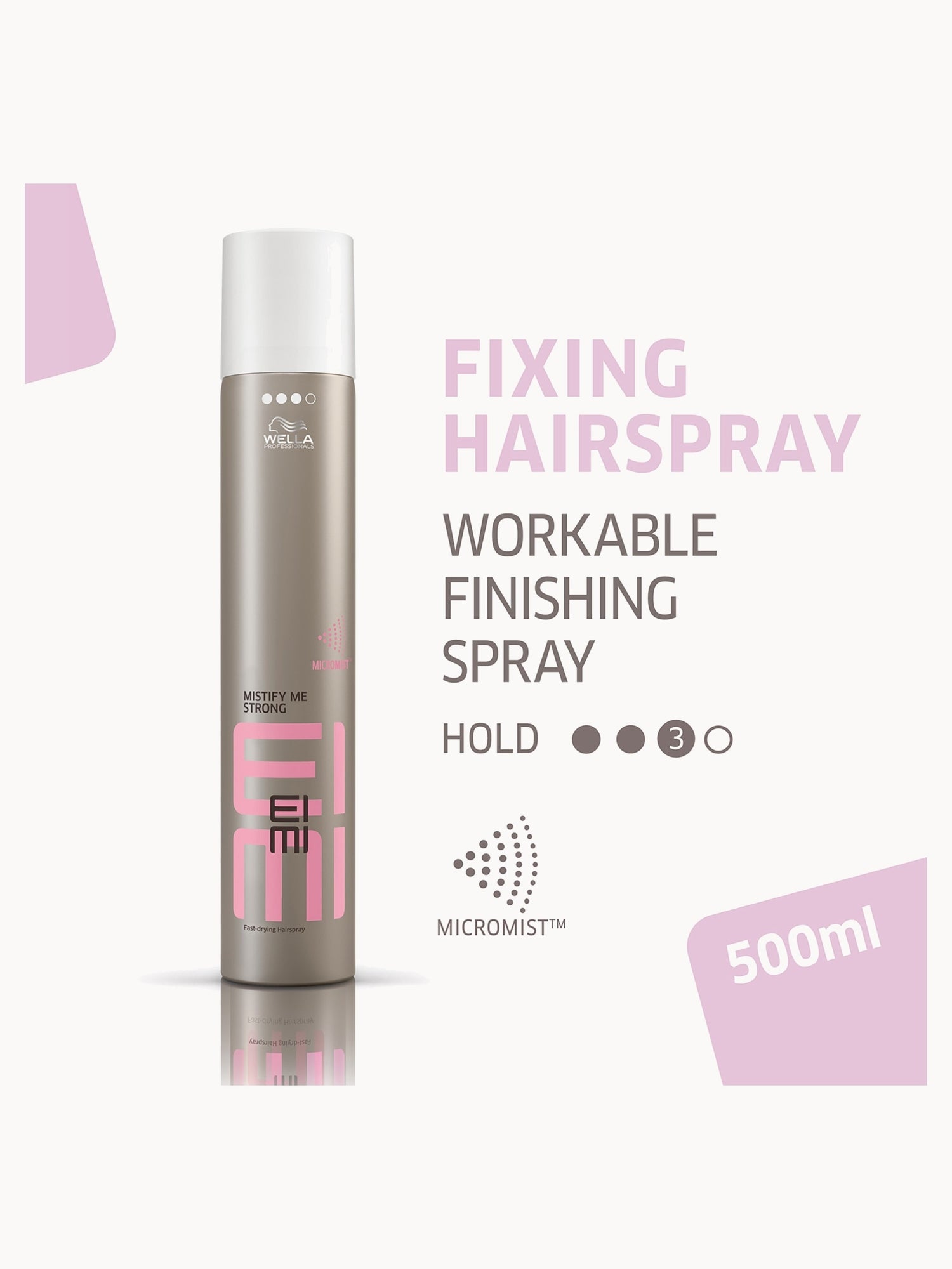 Wella Professionals Care EIMI Mistify Me Strong Hairspray 500ml Wella Professionals — detalhe 7