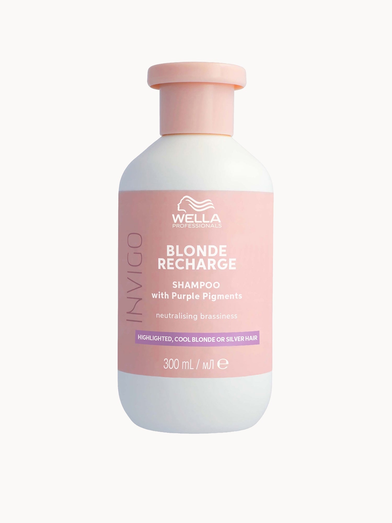 Wella Professionals Care Invigo Blonde Recharge Colour Refreshing Shampoo Cool Blonde 300ml Wella Professionals — textura e acabamento